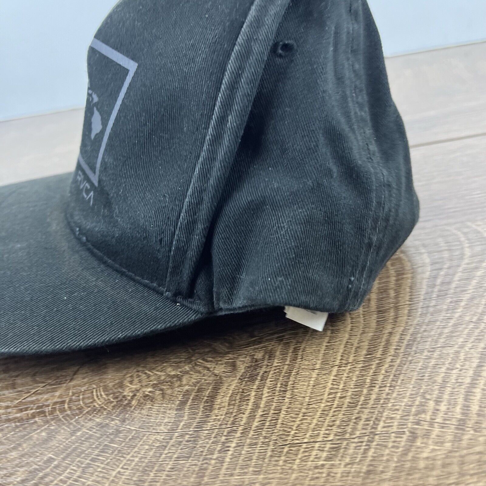 RVCA RVCA Hat RVCA Cap Snapback Hat Black Hat Adjustable Black Ad Size ONE SIZE - 8 Thumbnail