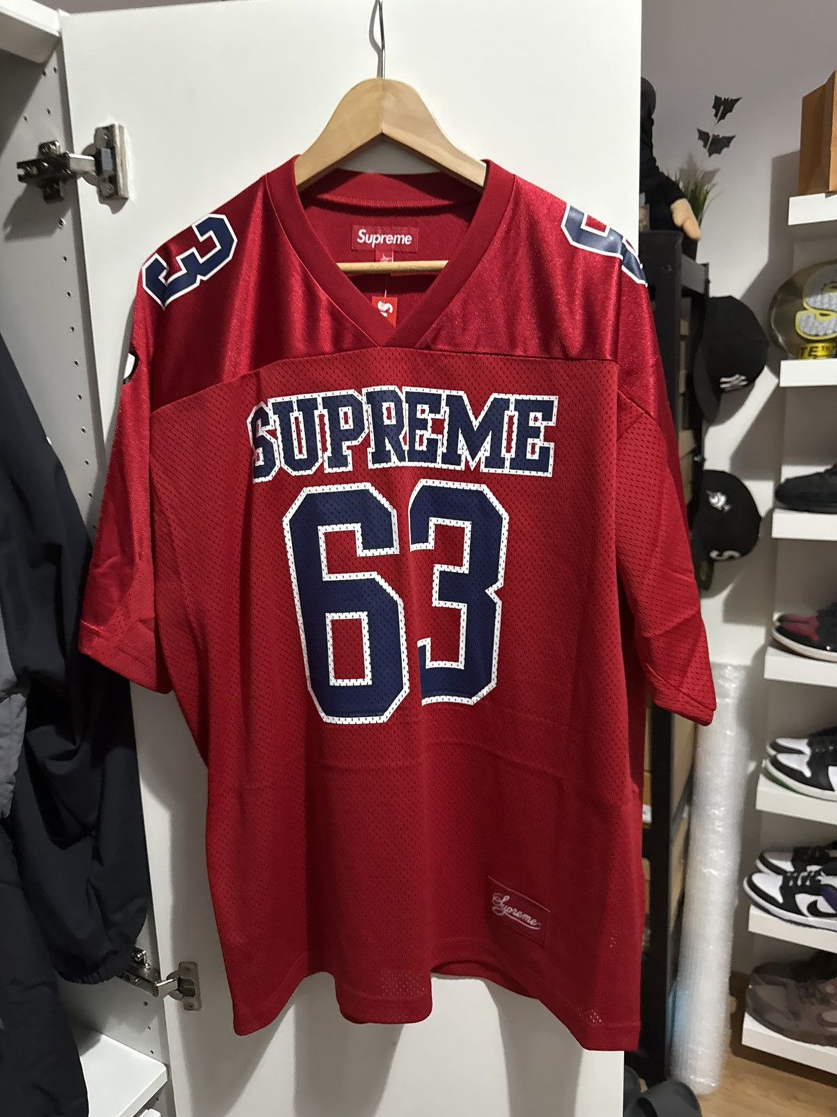 Supreme Supreme Bones Jersey Red Size US S / EU 44-46 / 1 - 1 Thumbnail