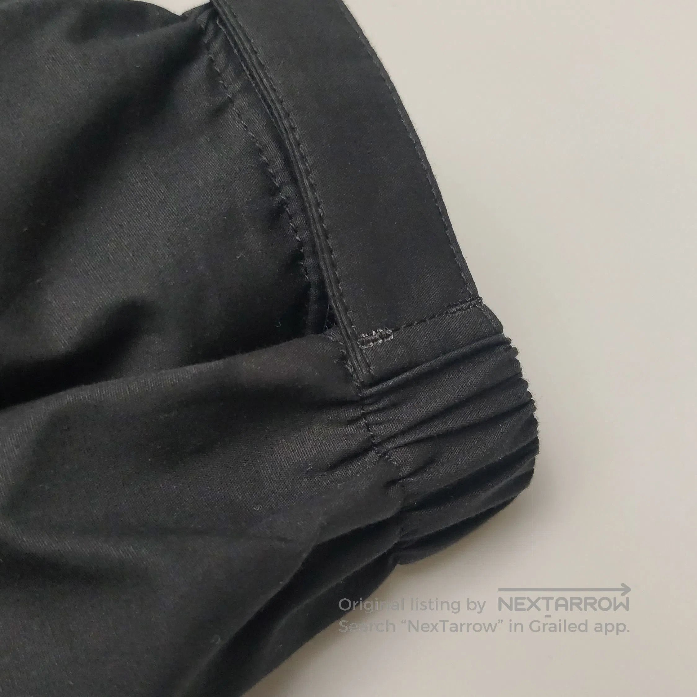 Prada Prada Black Cotton Triangle Logo Jacket . Size US L / EU 52-54 / 3 - 7 Thumbnail