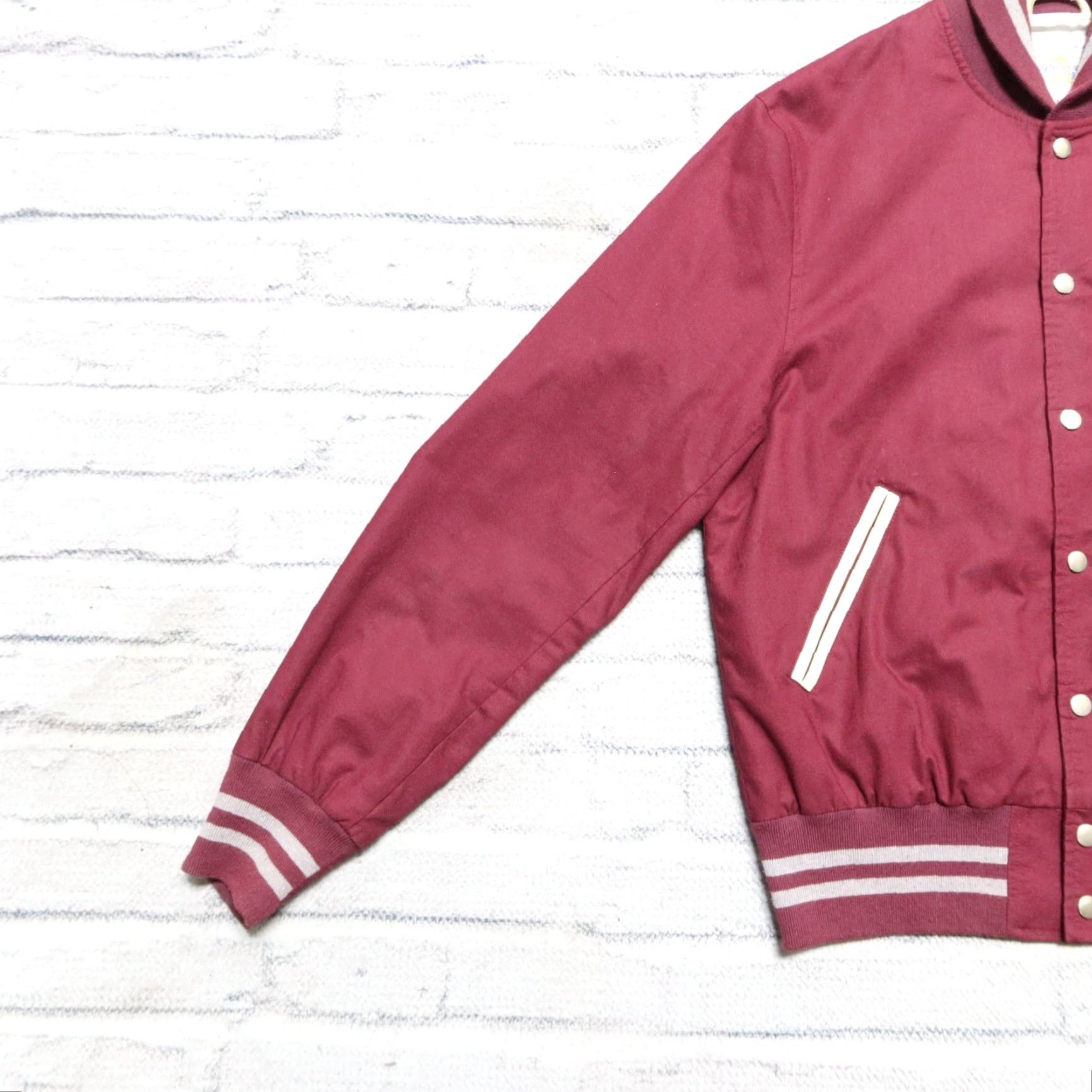 Golden Bear Golden Bear Varsity Jacket for Union Made Size M Maroon Men Adult Jacket Size US M / EU 48-50 / 2 - 6 Thumbnail