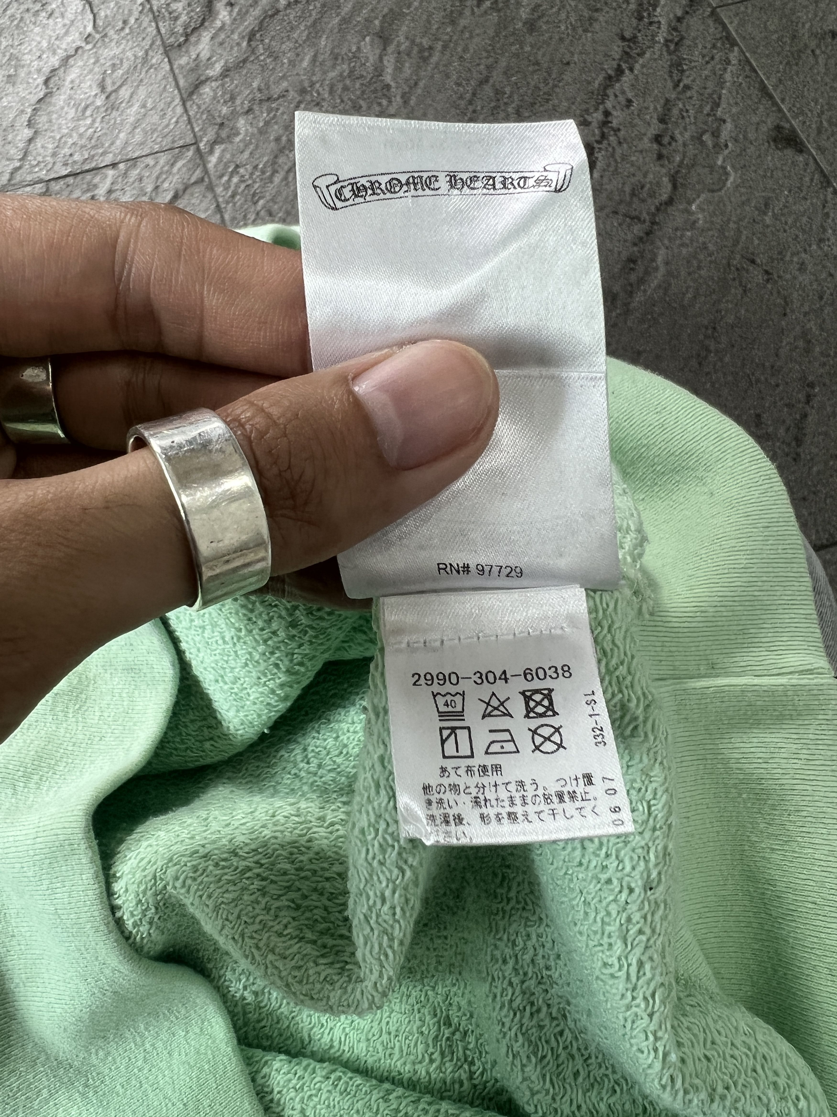 Chrome Hearts Chrome Hearts Matty Boy Mint Green Graphic Sweatshirt Size US M / EU 48-50 / 2 - 15 Thumbnail