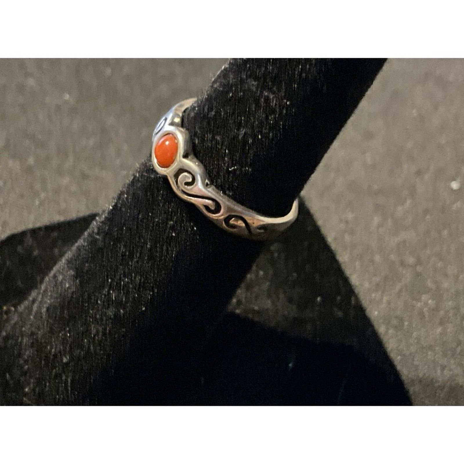 Other 3.5in 925 Silver & Coral Silpada Toe Ring Size ONE SIZE - 3 Thumbnail
