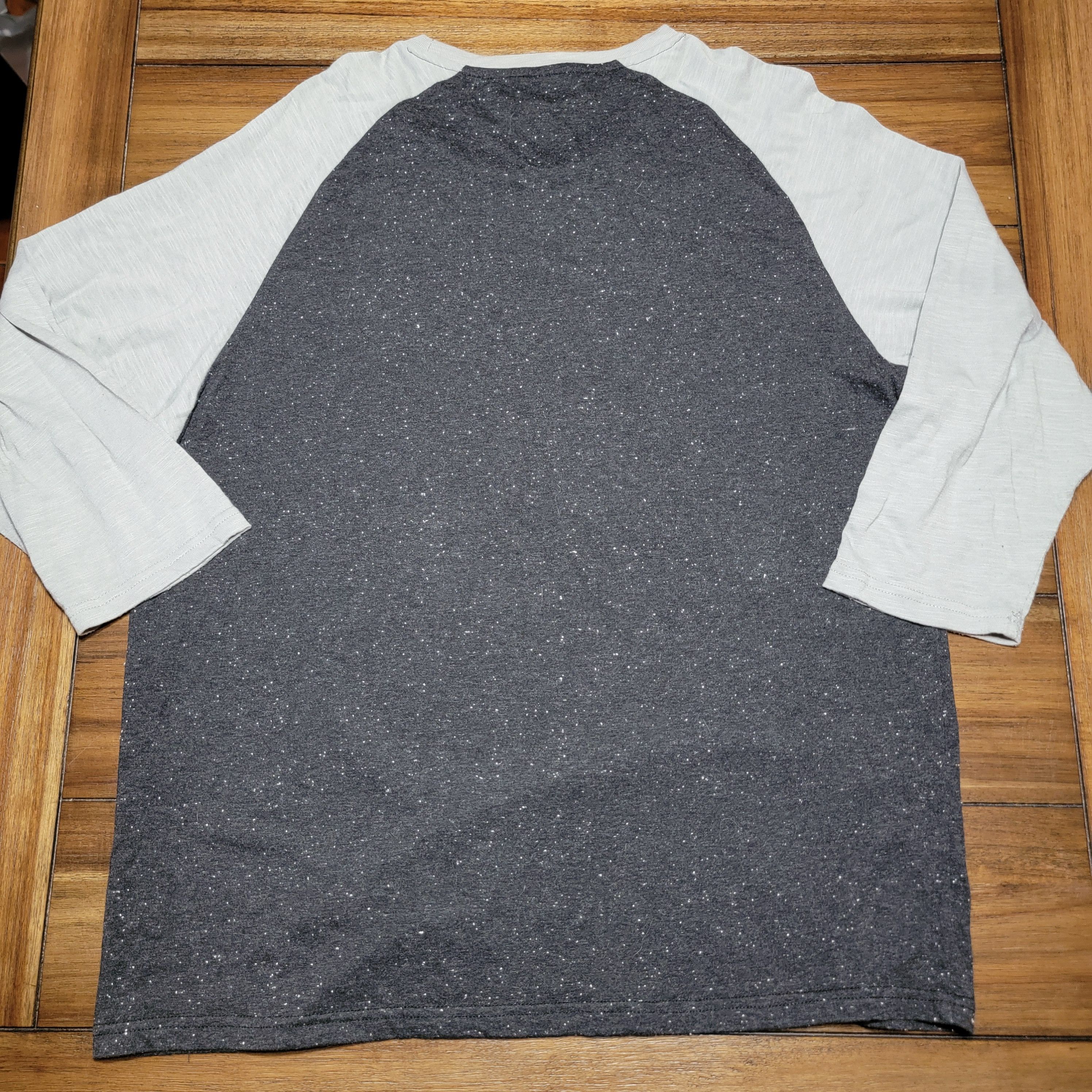 Other Rockin Artwork LS Baseball Style Speckled Tee Hendrix -2XL* Size XXL / US 16-18 / IT 52-54 - 3 Thumbnail