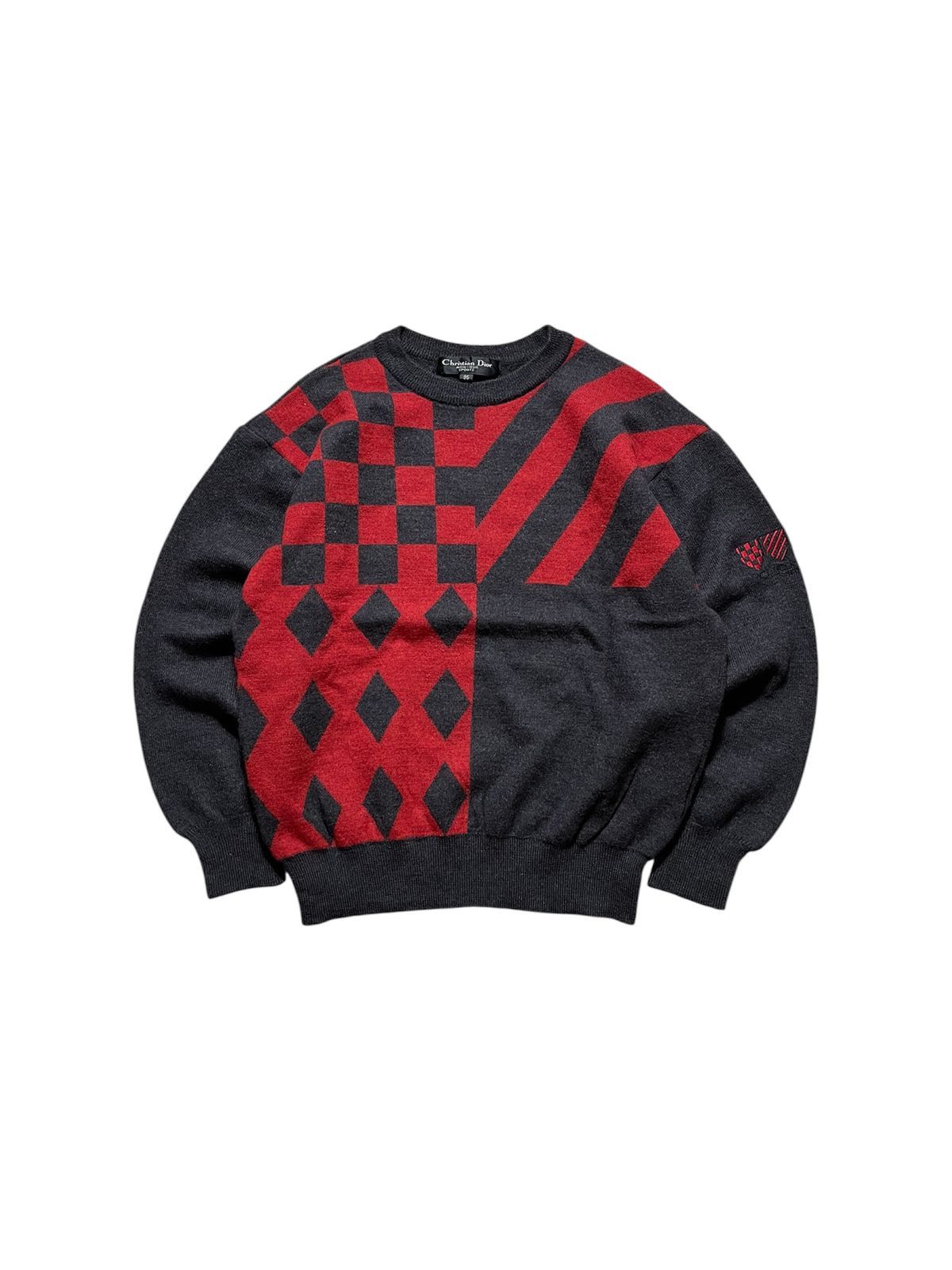 Christian Dior Monsieur 90s Archieve Christian Dior Knitted Sweatershir Size US M / EU 48-50 / 2 - 1 Thumbnail