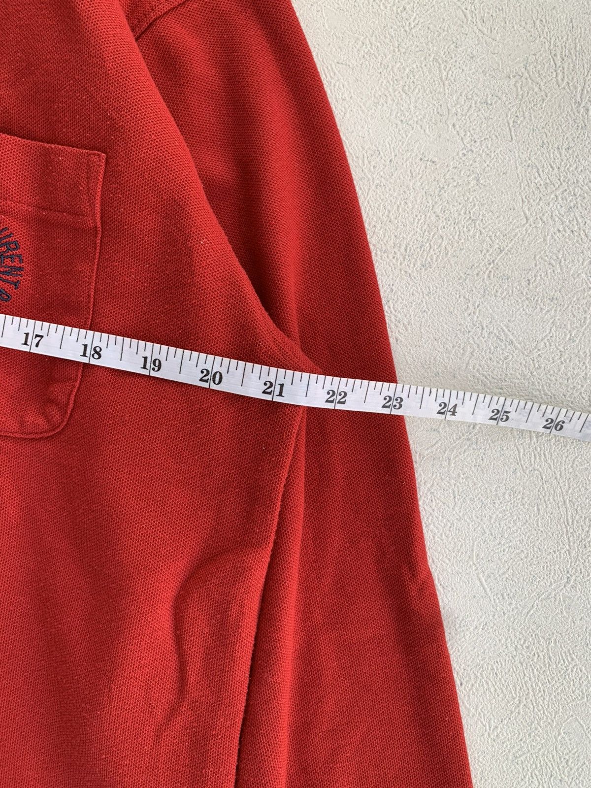 Yves Saint Laurent Yves Saint Lauren Pour Homme Red Longsleeve Shirt Size US L / EU 52-54 / 3 - 3 Thumbnail