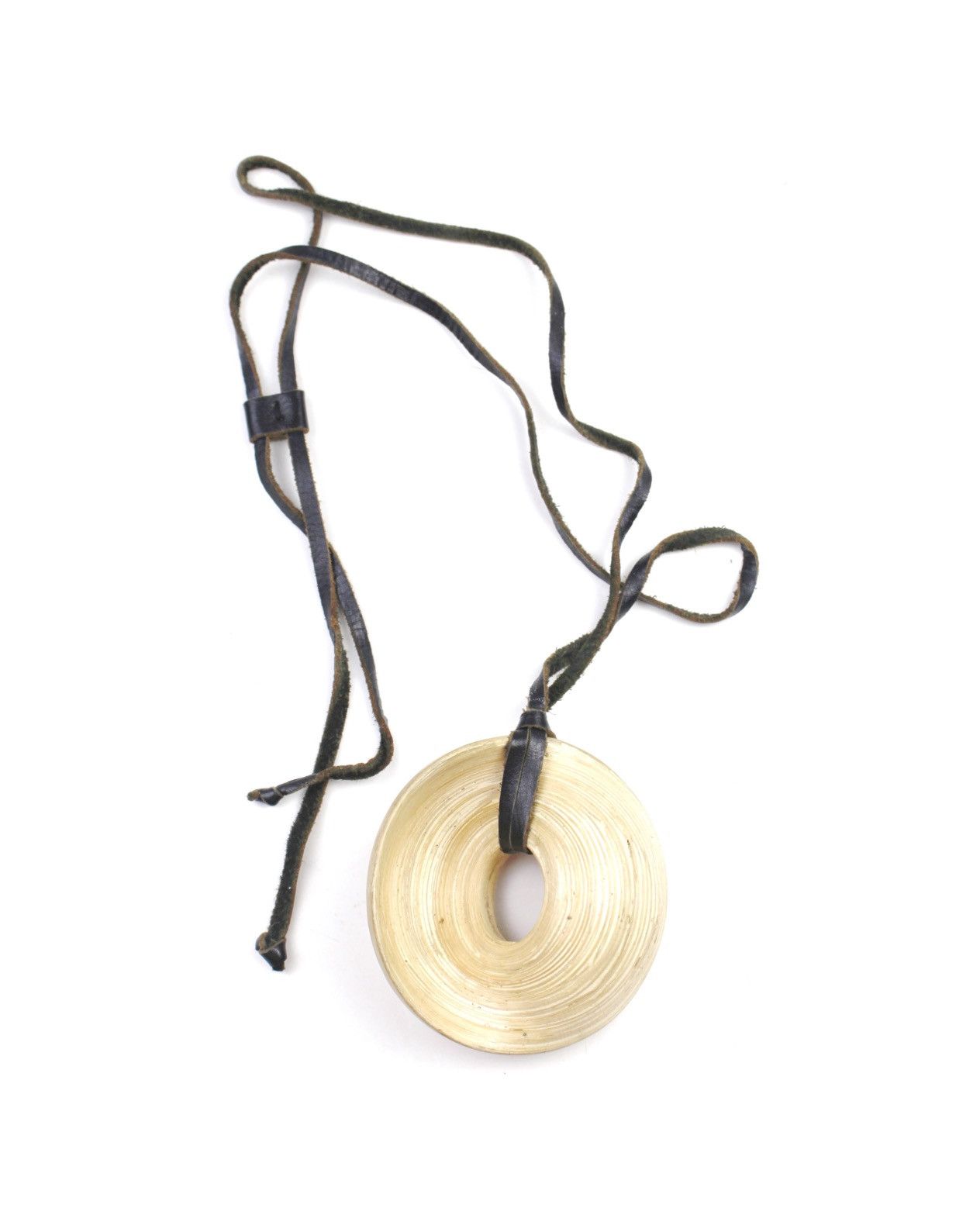 If Six Was Nine 2000S JAPANESE MADE NATURAL WHORL — BAMBOO ARTISAN NECKLACE Size ONE SIZE - 1 Thumbnail