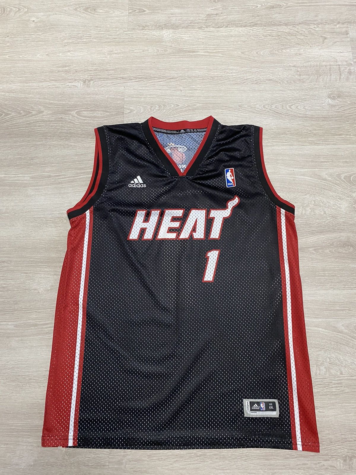 Adidas Adidas Miami Hits jersey 1# BOSH sz XXL Size US XXL / EU 58 / 5 - 1 Thumbnail