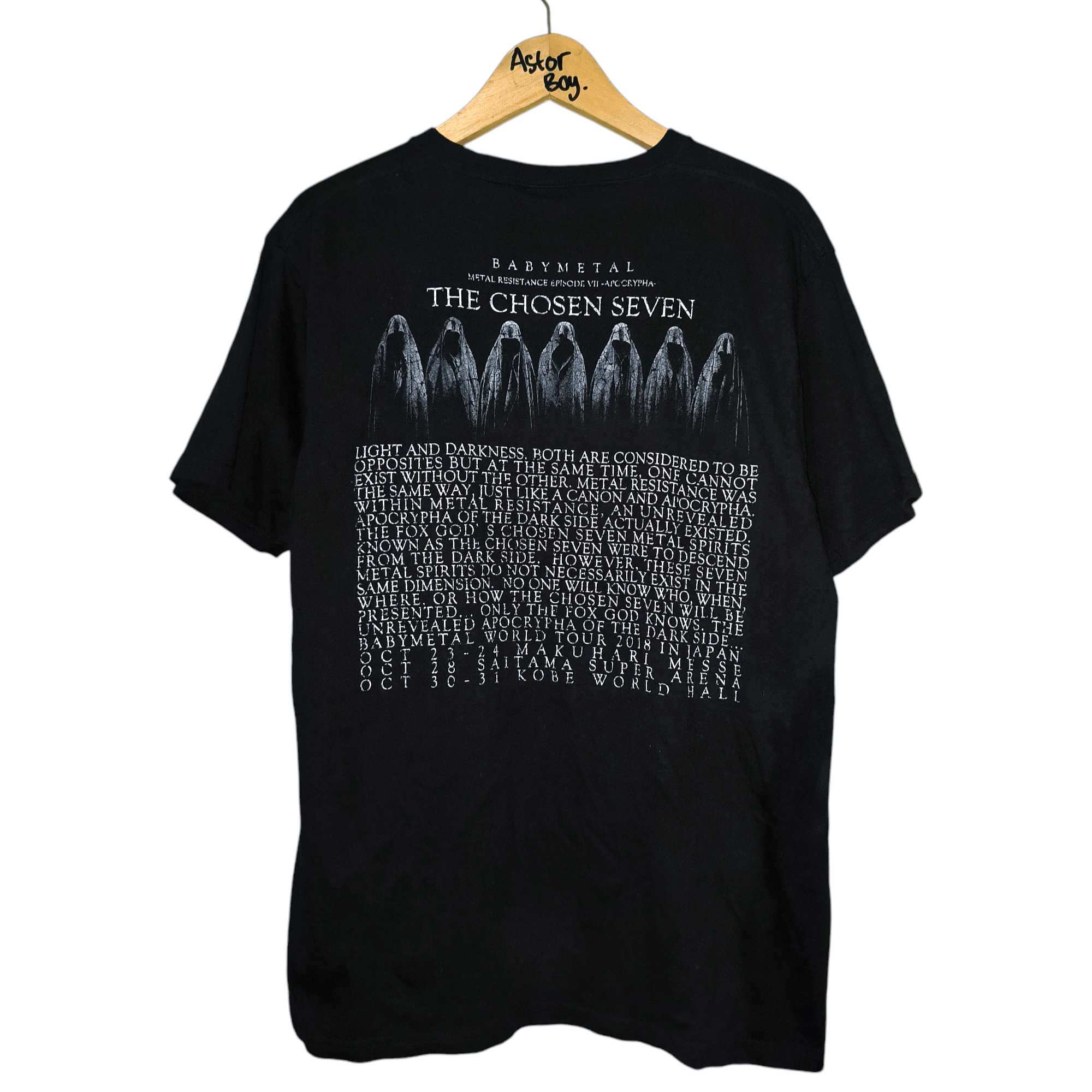 Band Tees × Japanese Brand BABYMETAL The Choose Seven World Tour Size US XL / EU 56 / 4 - 1 Thumbnail
