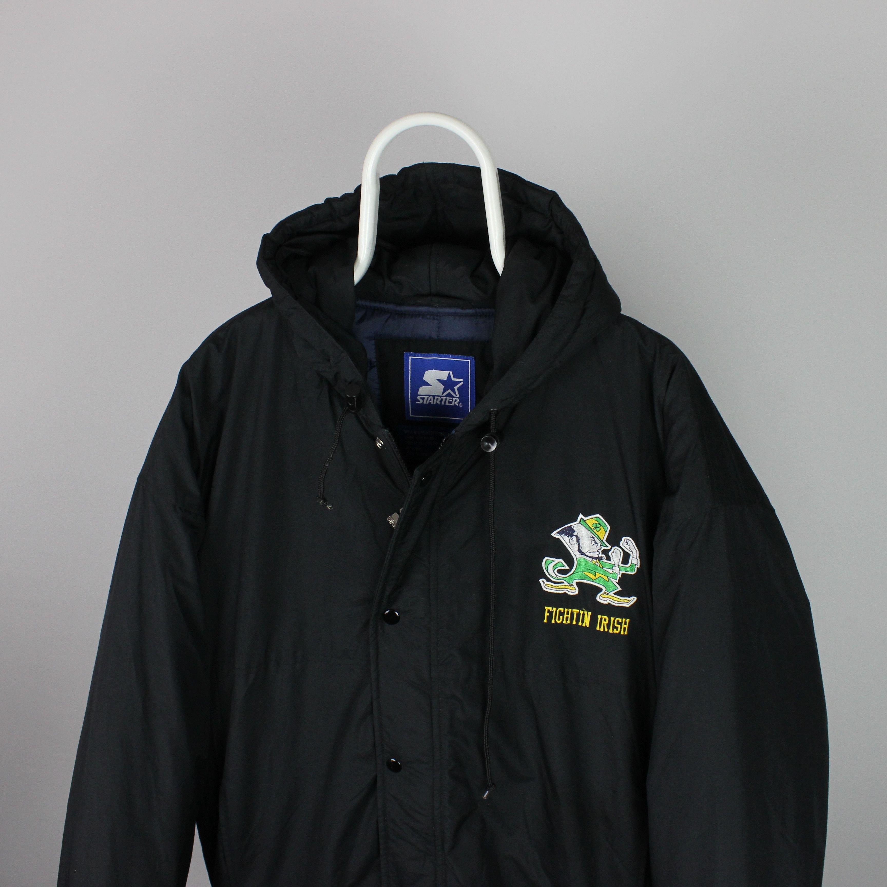 Starter Starter SPELL OUT Hooded Jacket Notre Dame Fighting Irish XL Size US XL / EU 56 / 4 - 4 Thumbnail