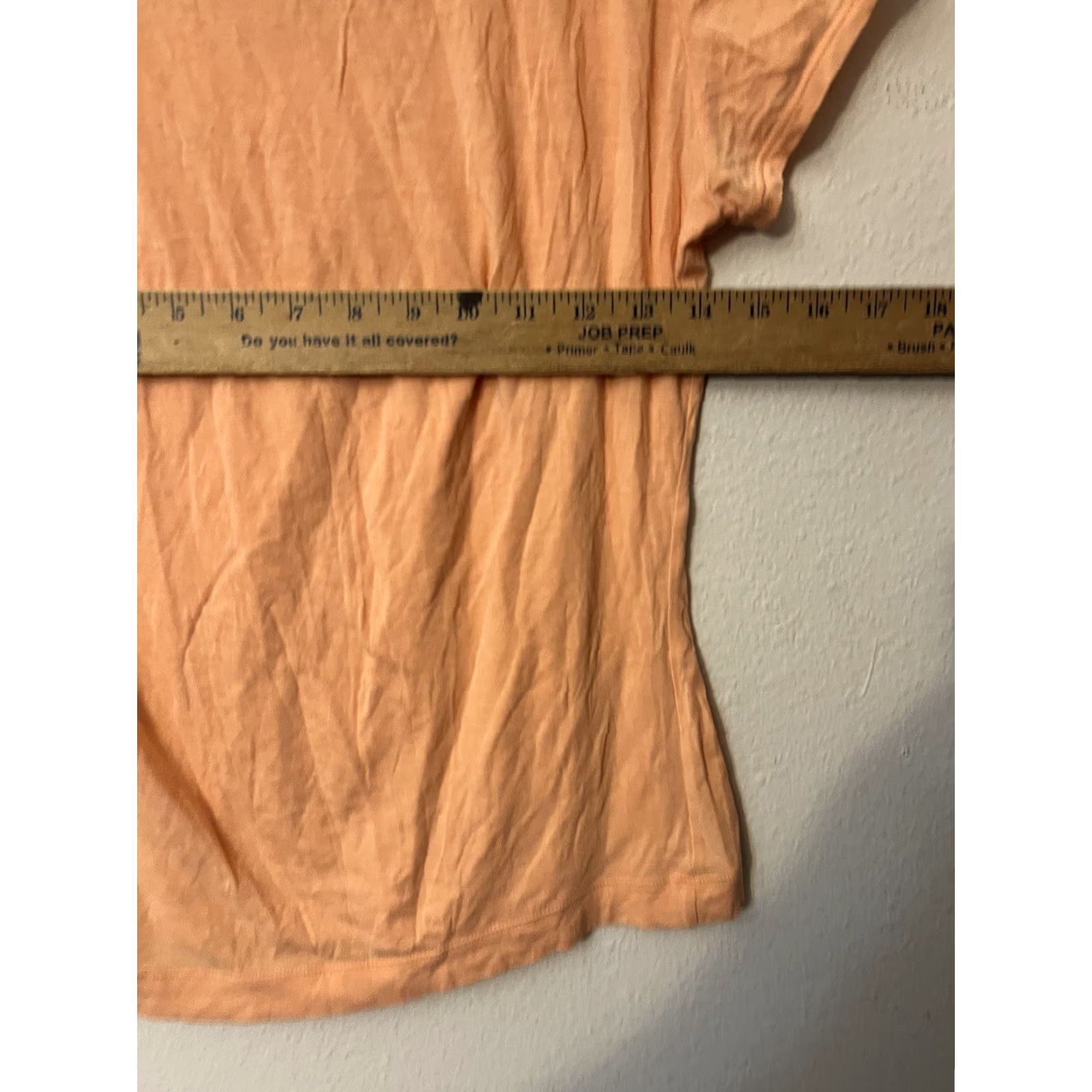 Banana Republic Banana Republic Shirt Womens S Orange Basic Tee Top Short Sleeve Boat Neck Jersey All Seasons Size S / US 4 / IT 40 - 4 Thumbnail