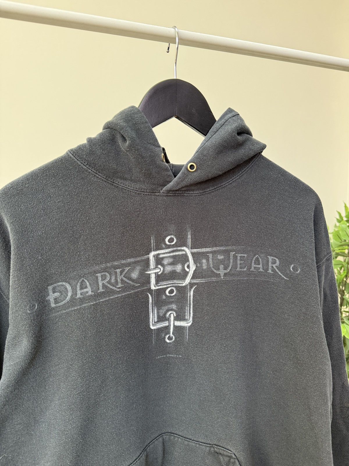 Vintage Vintage Spiral Gothic Skull Faded Distressed Y2K Rare Hoodie Size US M / EU 48-50 / 2 - 5 Thumbnail