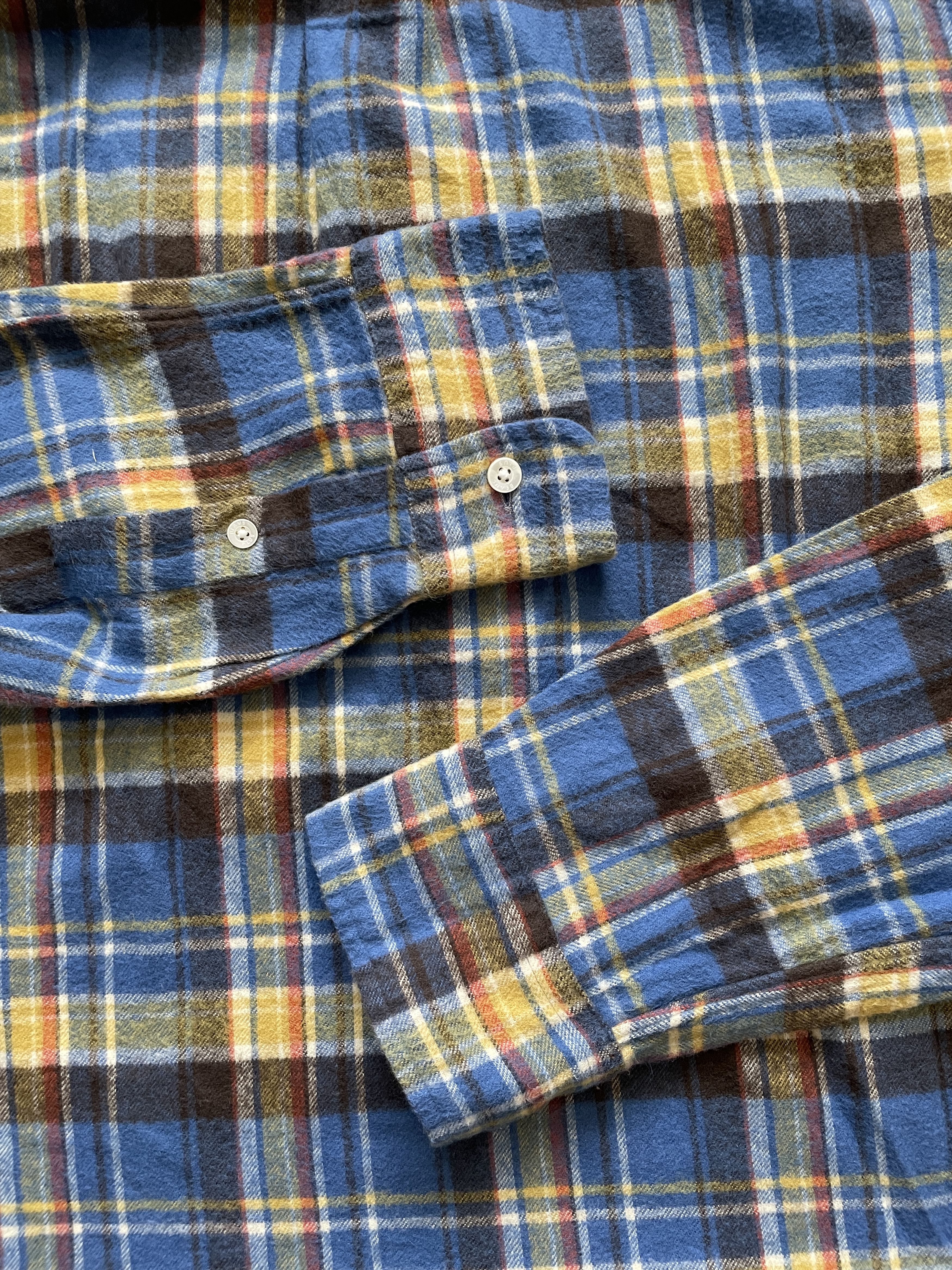 Beams Plus Beams Plus Brushed Flannel Check Button Down Shirt Size US M / EU 48-50 / 2 - 10 Thumbnail