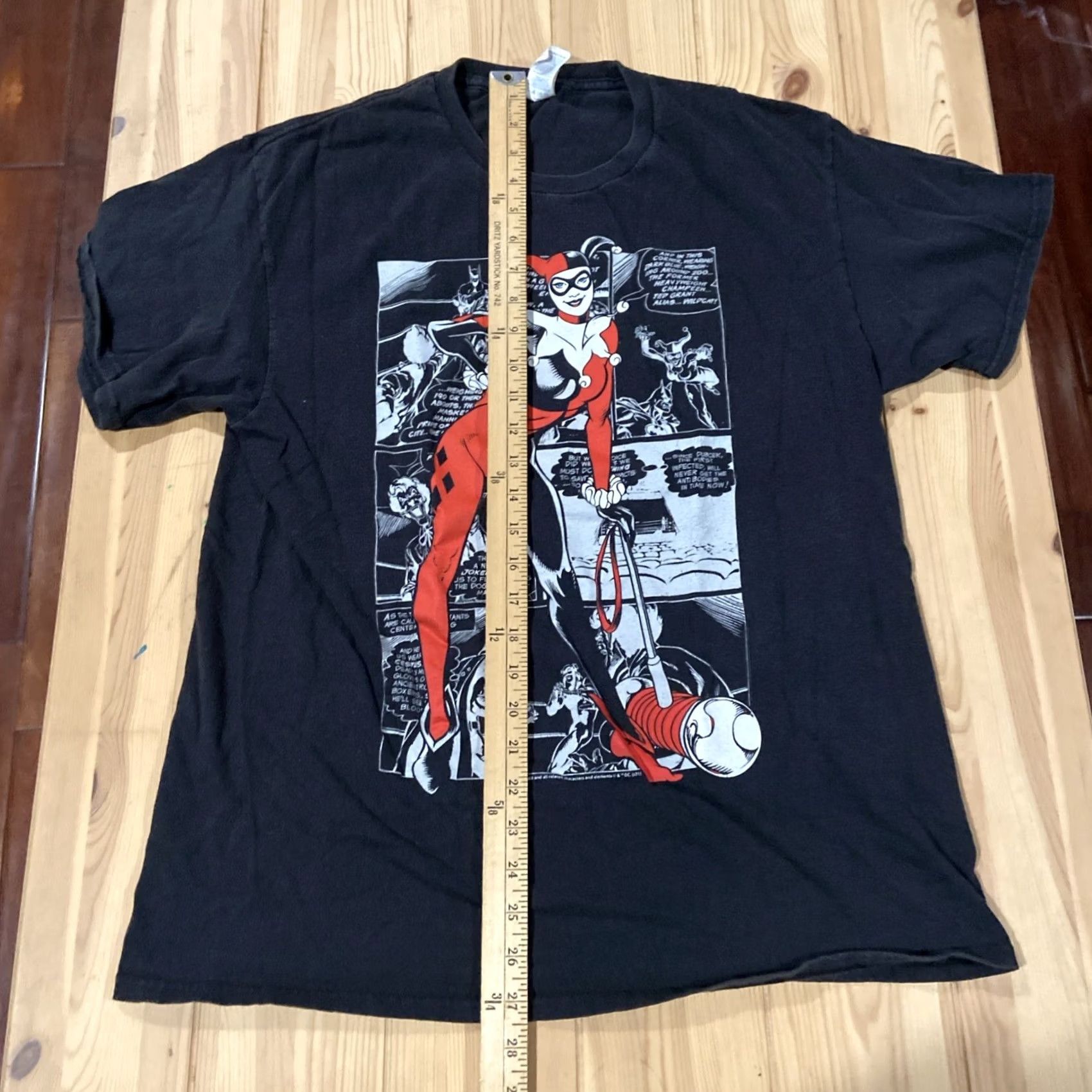 Harley Davidson Harley Quinn Graphic Print Shirt DC Villain Black Large Official DC Shirt Mens L Crew Neck Graphic Print Size US L / EU 52-54 / 3 - 5 Thumbnail