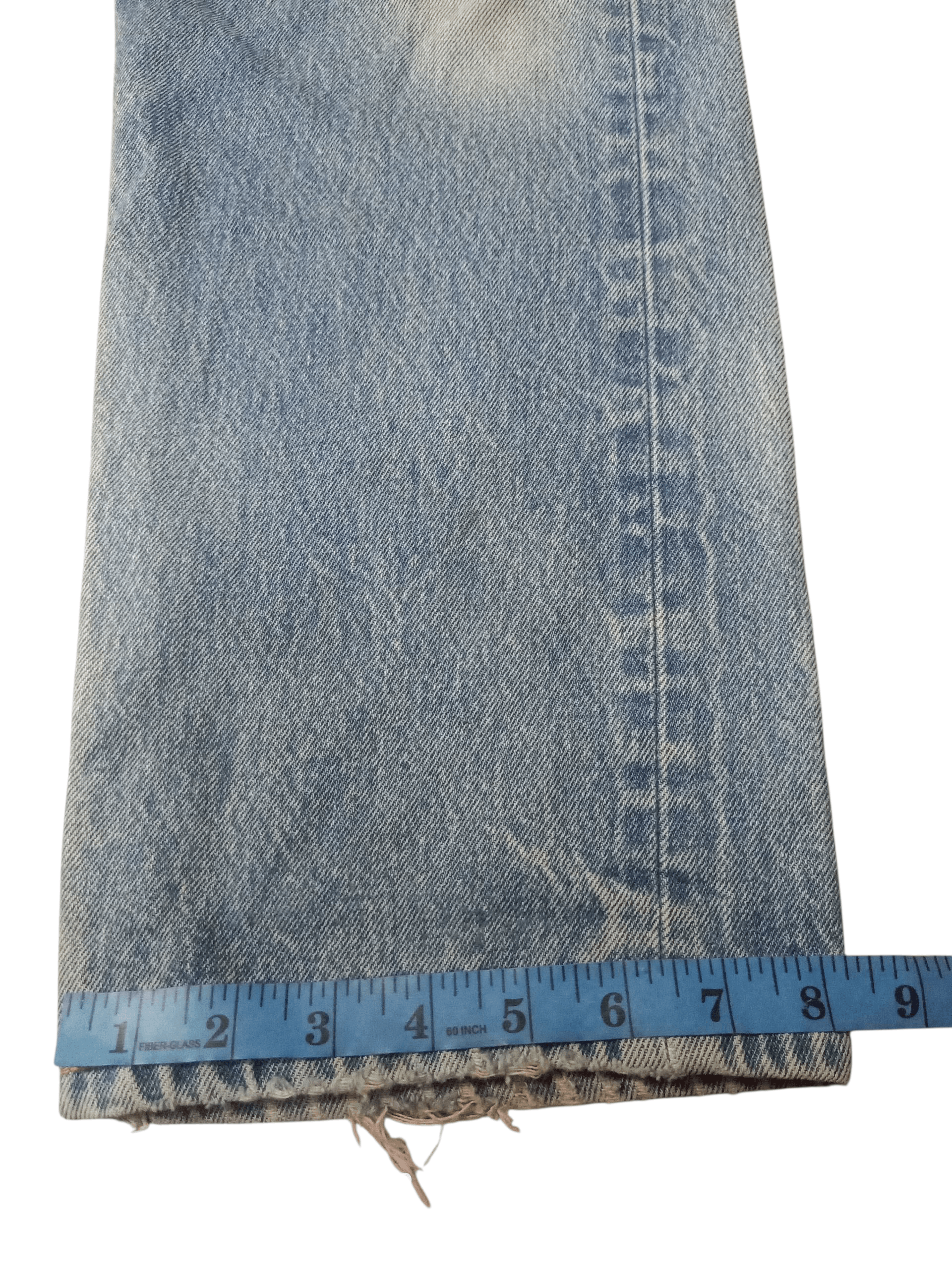 Levi's Vintage Clothing 💥 Vintage Levis 501( R ) Distressdenim PatchWork 💥 Size US 35 - 18 Thumbnail