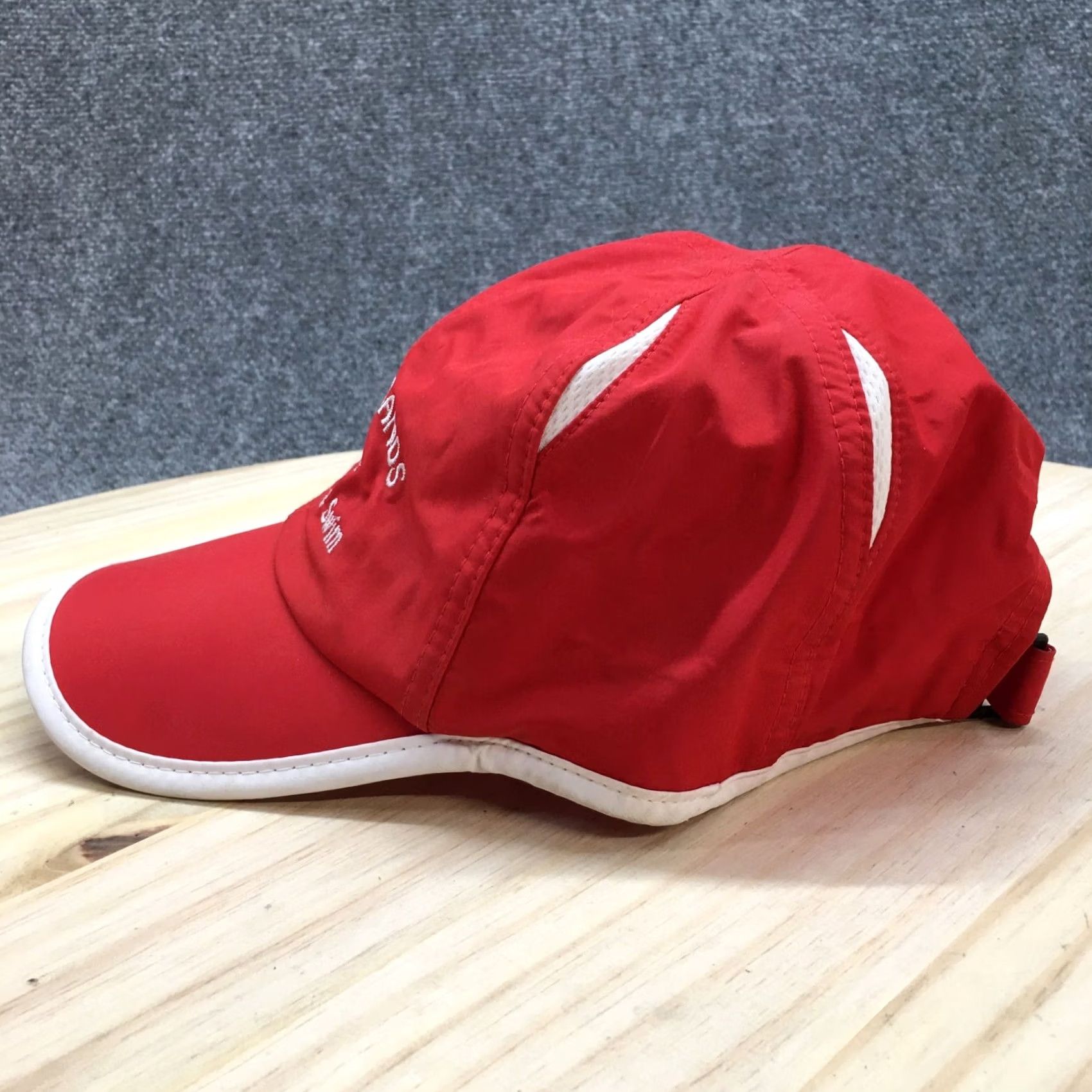 Vintage Apostle Island Baseball Cap Hat Mens Red White One Size Performance Headwear Size ONE SIZE - 4 Thumbnail