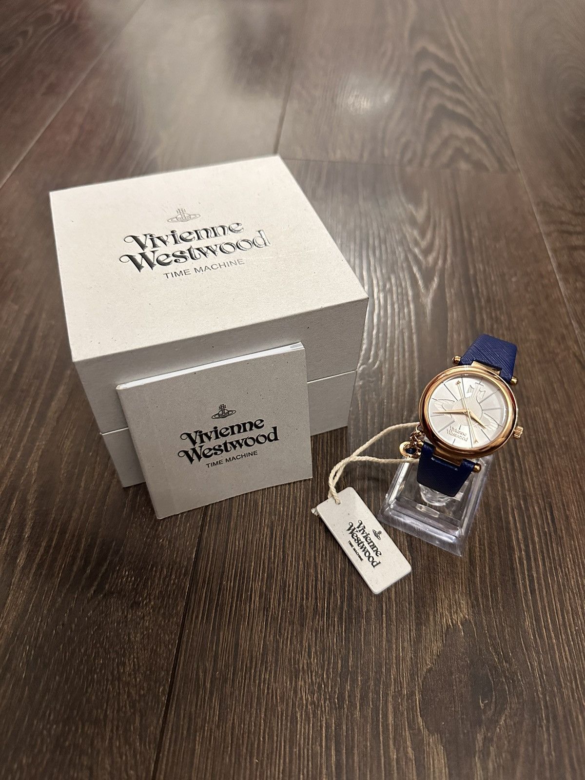 Vintage Vivienne Westwood ORB-POP Navy/Pink-Gold Watch Size ONE SIZE - 8 Thumbnail