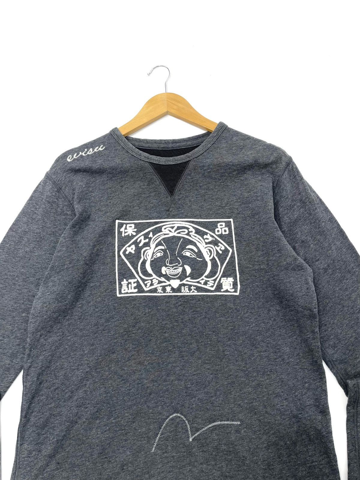 Evisu Vintage Evisu Japan Long Sleeve Graphic T-Shirt – Size M Size US M / EU 48-50 / 2 - 4 Thumbnail