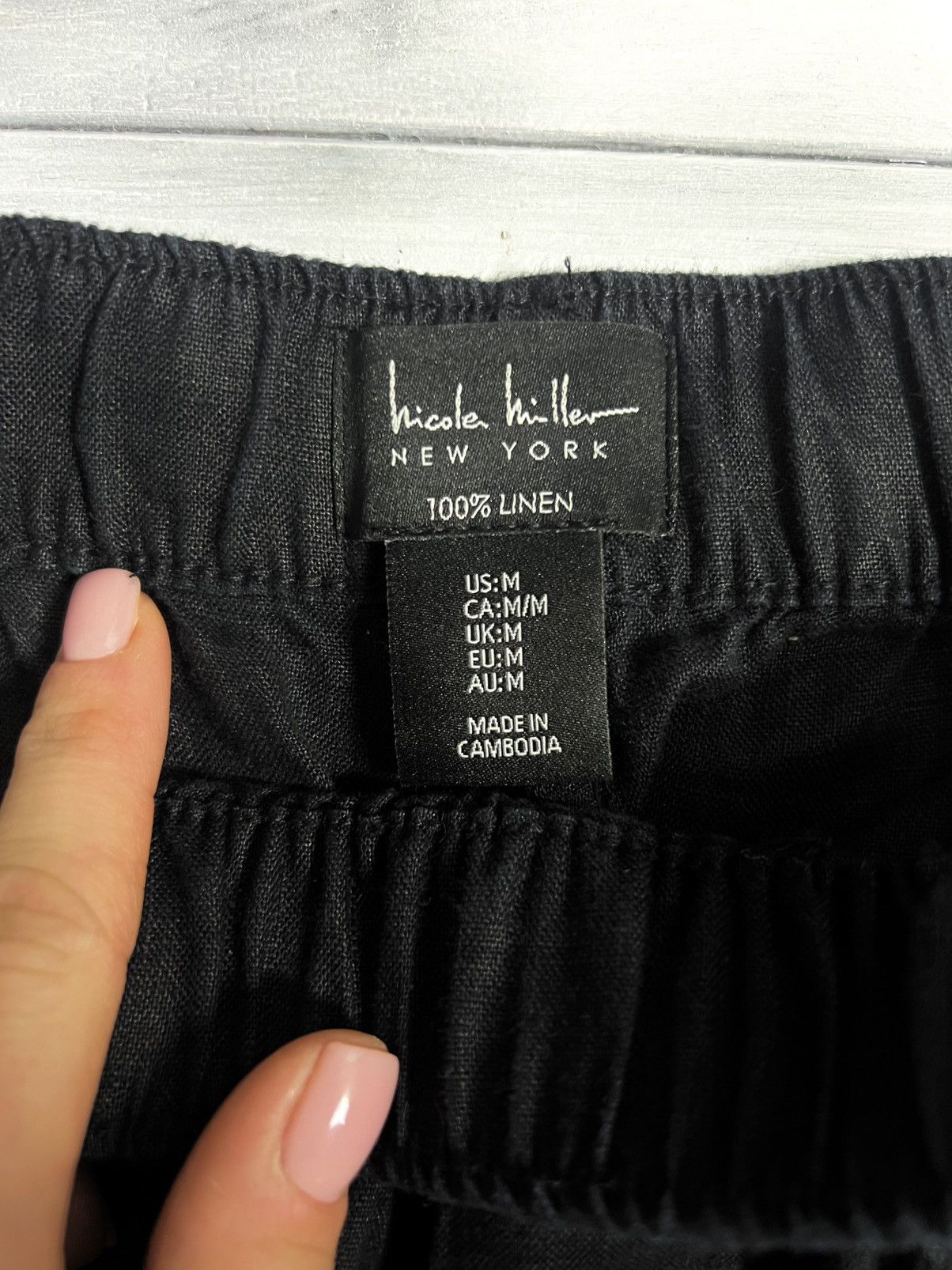 Japanese Brand × Nicole Miller Rare Pants 100% Linen Nikole Miller New York Jogger Size 32" / US 10 / IT 46 - 7 Thumbnail