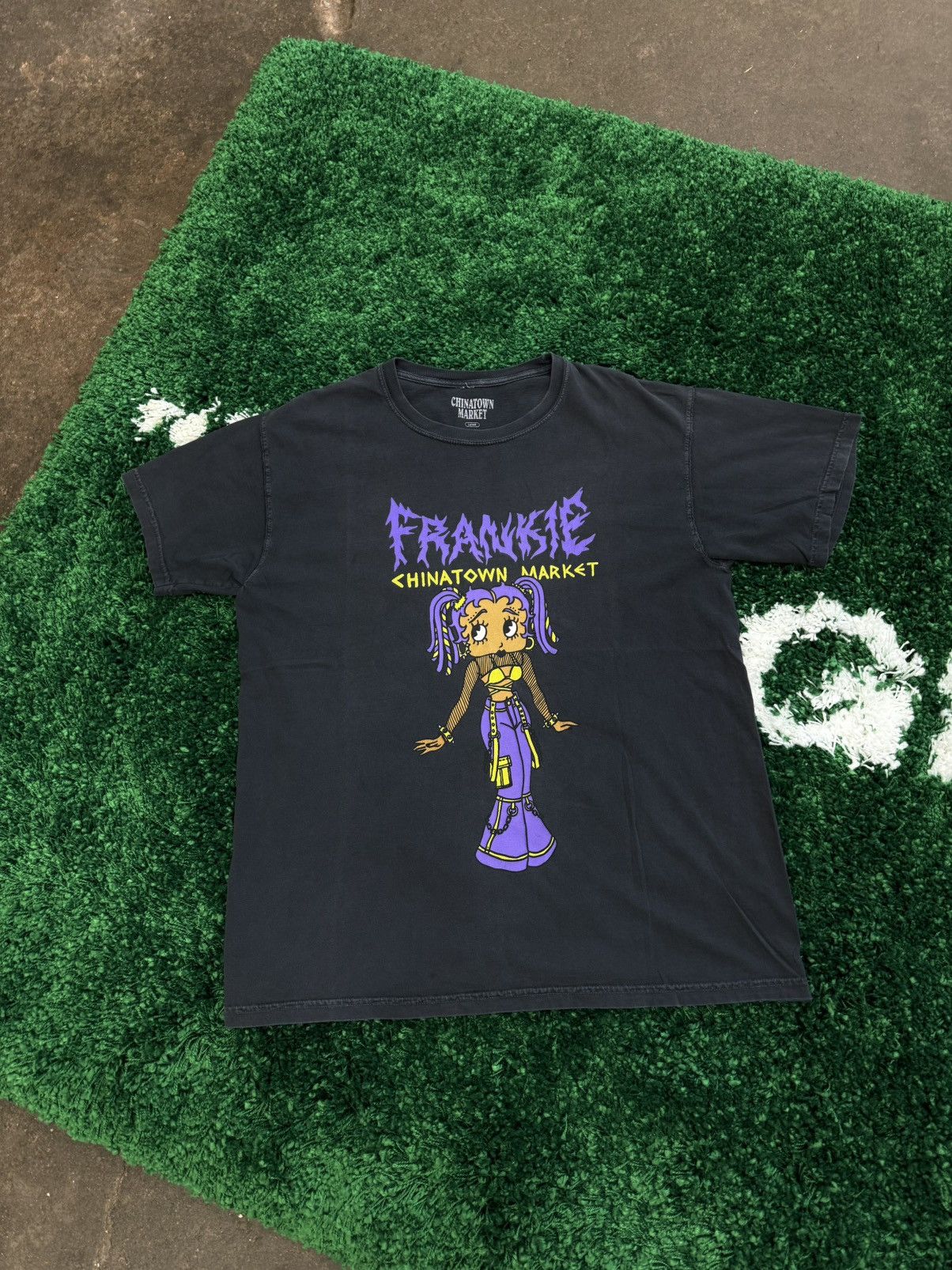 Market Frankie Betty Boop Chinatown Market Logo Tee Large Size US L / EU 52-54 / 3 - 1 Thumbnail
