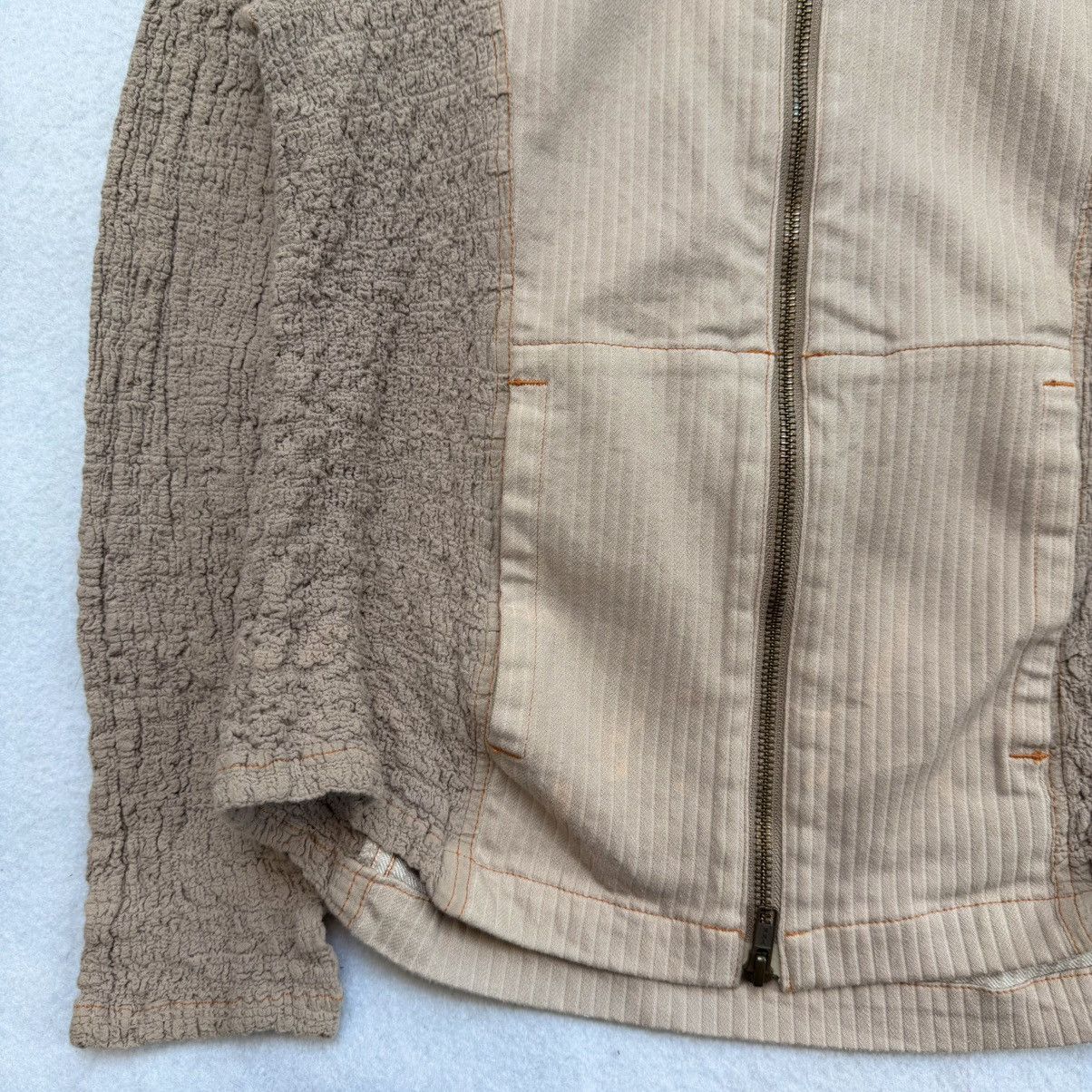 Issey Miyake Me Issey Miyake SS2011 Textured Panel Zip Jacket Size M / US 6-8 / IT 42-44 - 3 Thumbnail