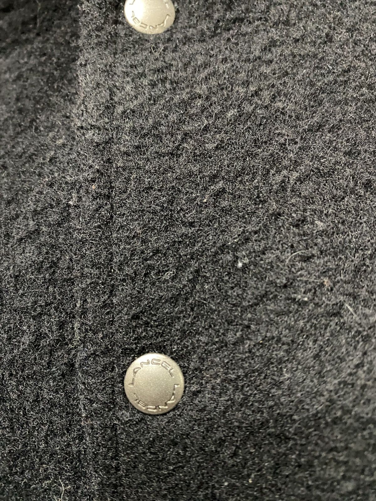 Lancel LANCEL paris vintage varsity Leather wool Size US XL / EU 56 / 4 - 5 Thumbnail