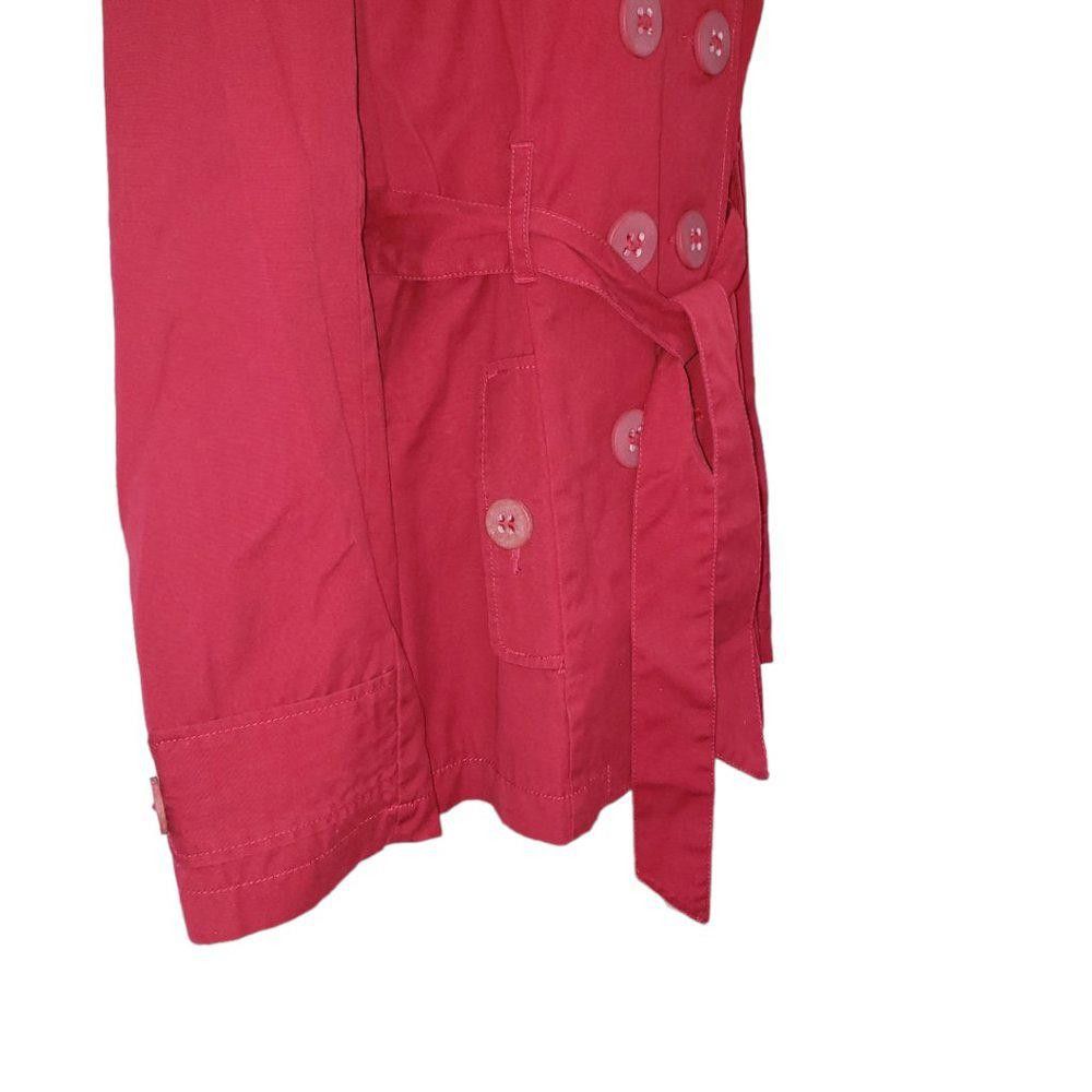 Nine West CT350a Nine West Red Double Breasted Cotton Jacket Small Size S / US 4 / IT 40 - 3 Thumbnail
