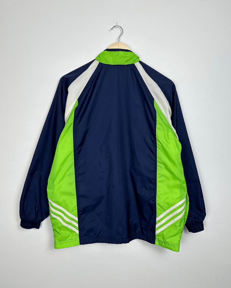 Adidas × Vintage Vintage 90's Adidas Blue/Green Windbreaker Jacket - Size XL Size US XL / EU 56 / 4 - 3 Thumbnail