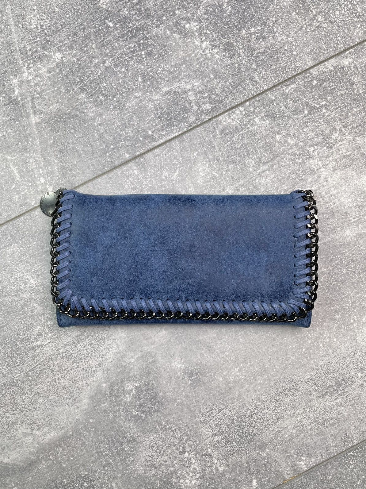 Stella McCartney Stella McCartney Leather Wallet Blue Size ONE SIZE - 1 Thumbnail