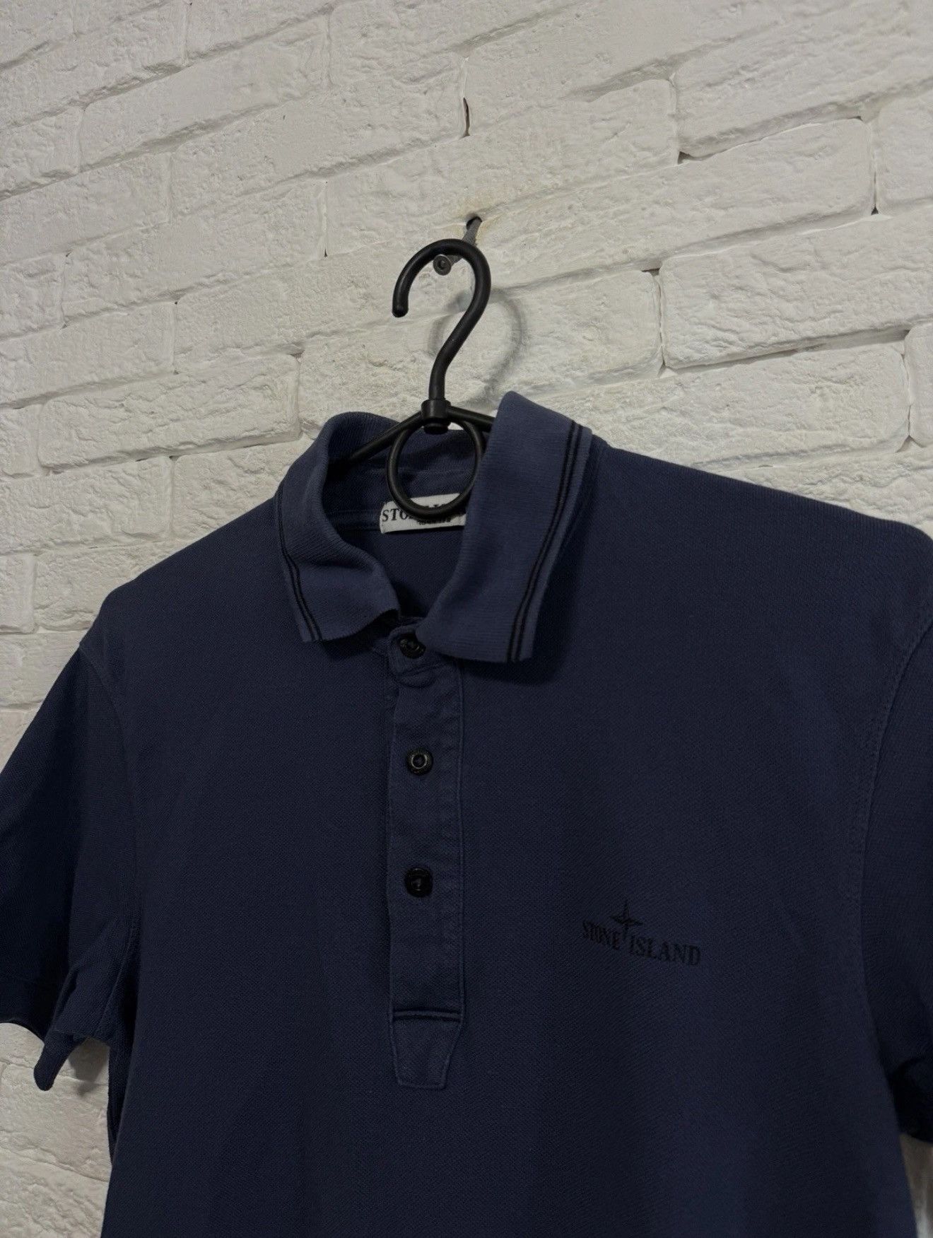 Stone Island Vintage 90`s Stone Island Polo Shirt Sz S - M Size US S / EU 44-46 / 1 - 2 Thumbnail