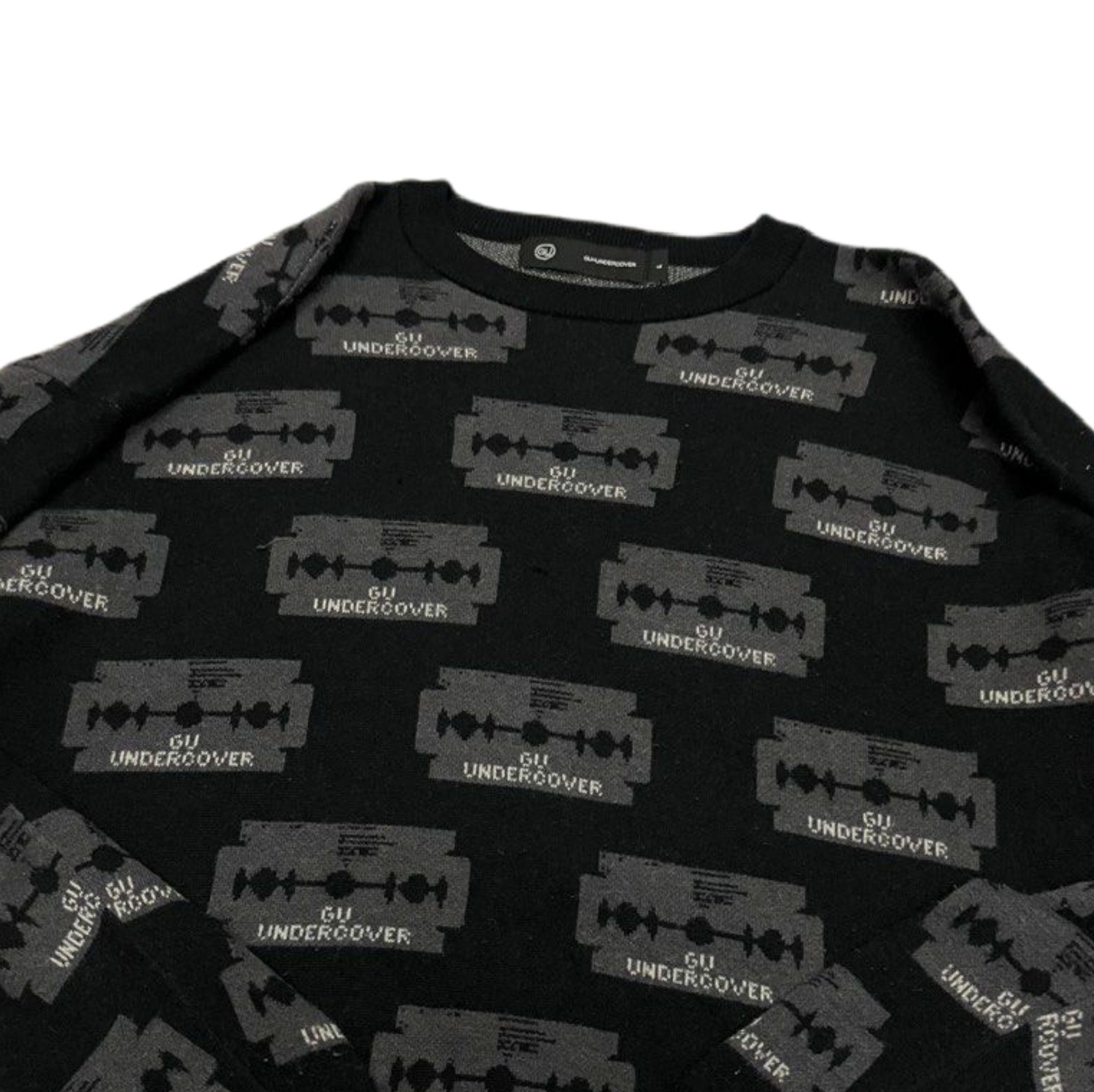 Undercover Monogram Print Razor Blade Crewneck Size US L / EU 52-54 / 3 - 4 Thumbnail