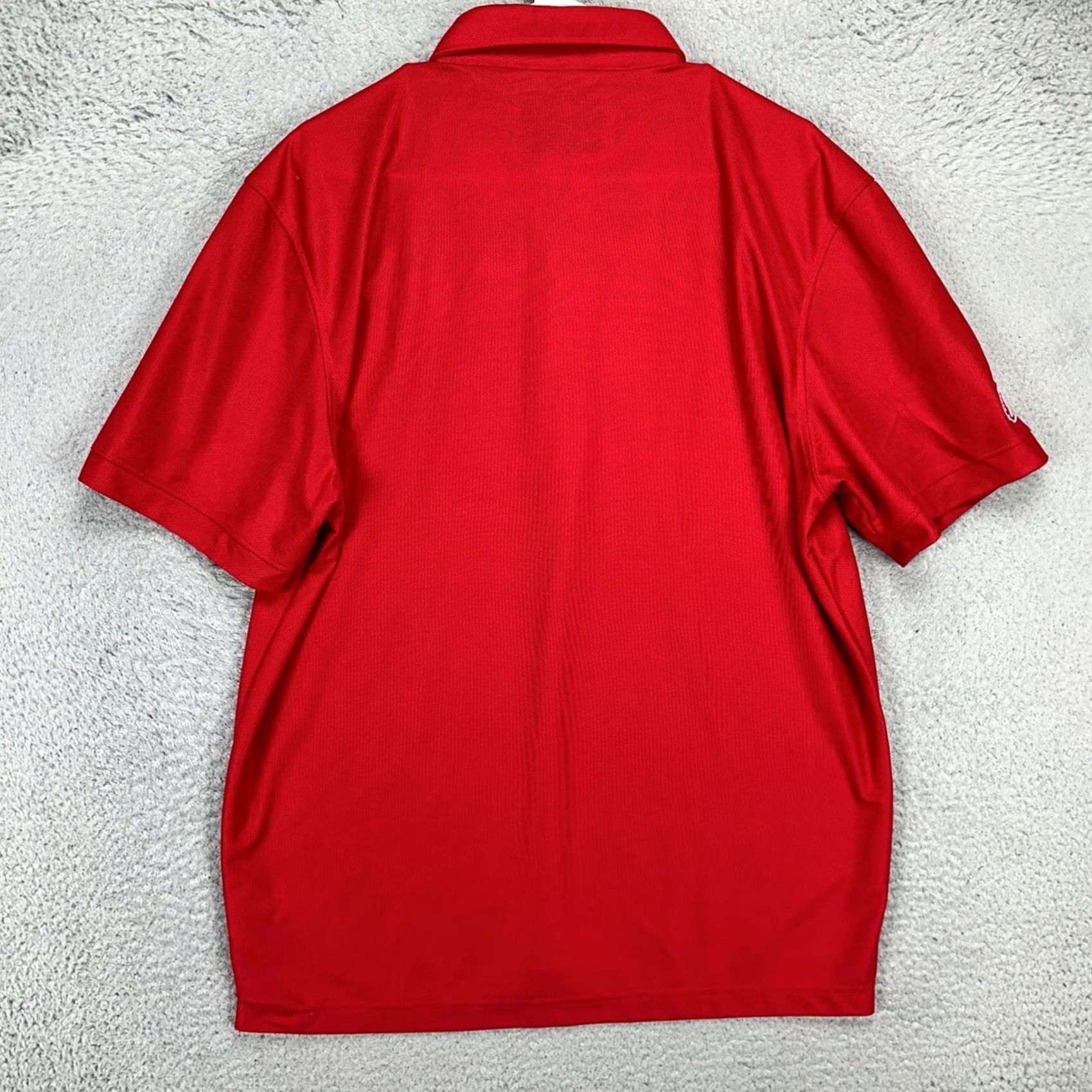 Vintage OOBE Chick Fillet Polo Shirt Mens Large Red Short Sleeve Logo Rugby Shirt Size US L / EU 52-54 / 3 - 3 Thumbnail