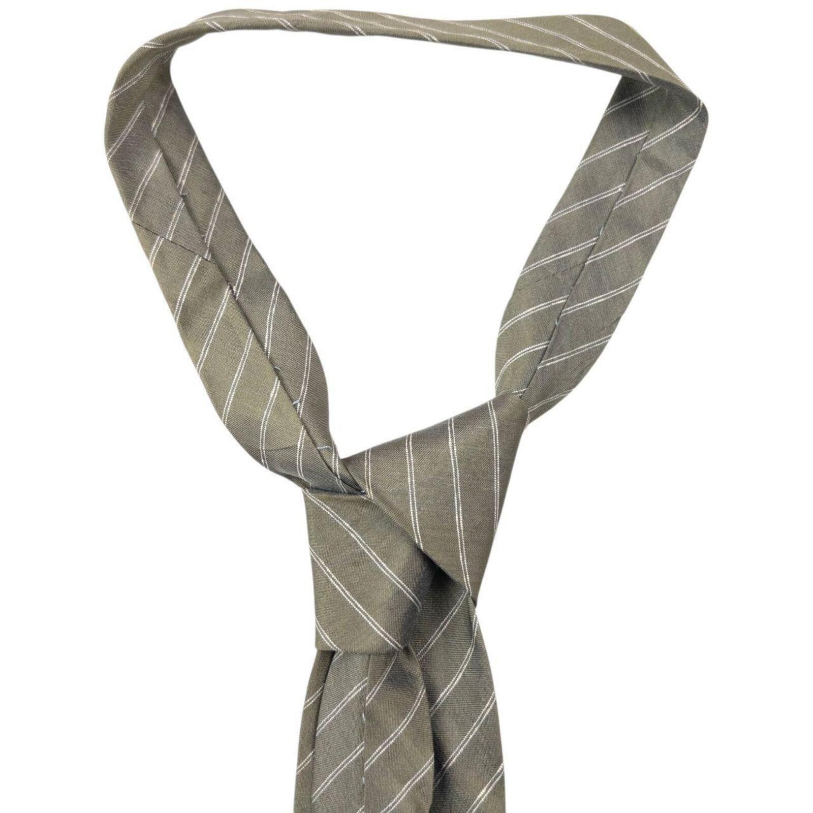 Issey Miyake Vintage 90s Issey Miyake Striped Silk Tie Size ONE SIZE - 3 Thumbnail