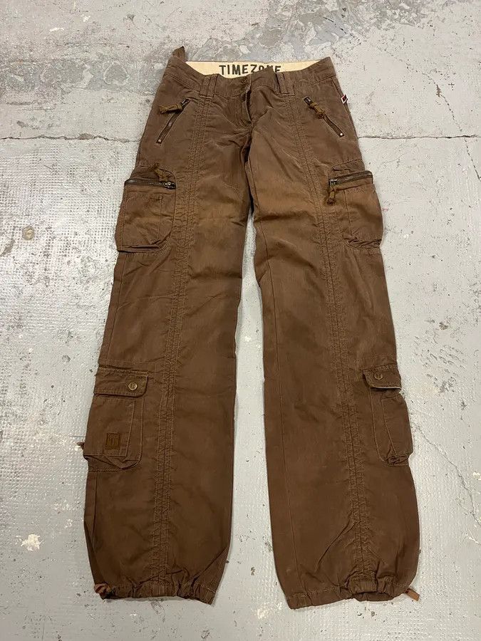 Vintage 2000s Vintage Tactical Brown Cargo Pants Size US 30 / EU 46 - 2 Thumbnail