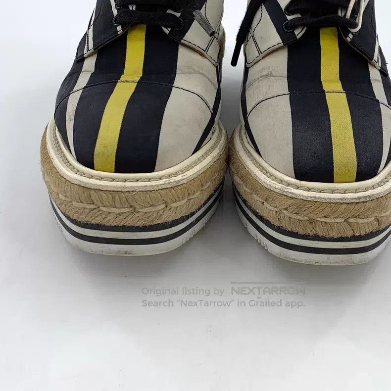 Prada Prada Colour-matched thick-soled lace-up muffin shoes Size US 4.5 / IT 34.5 - 8 Thumbnail