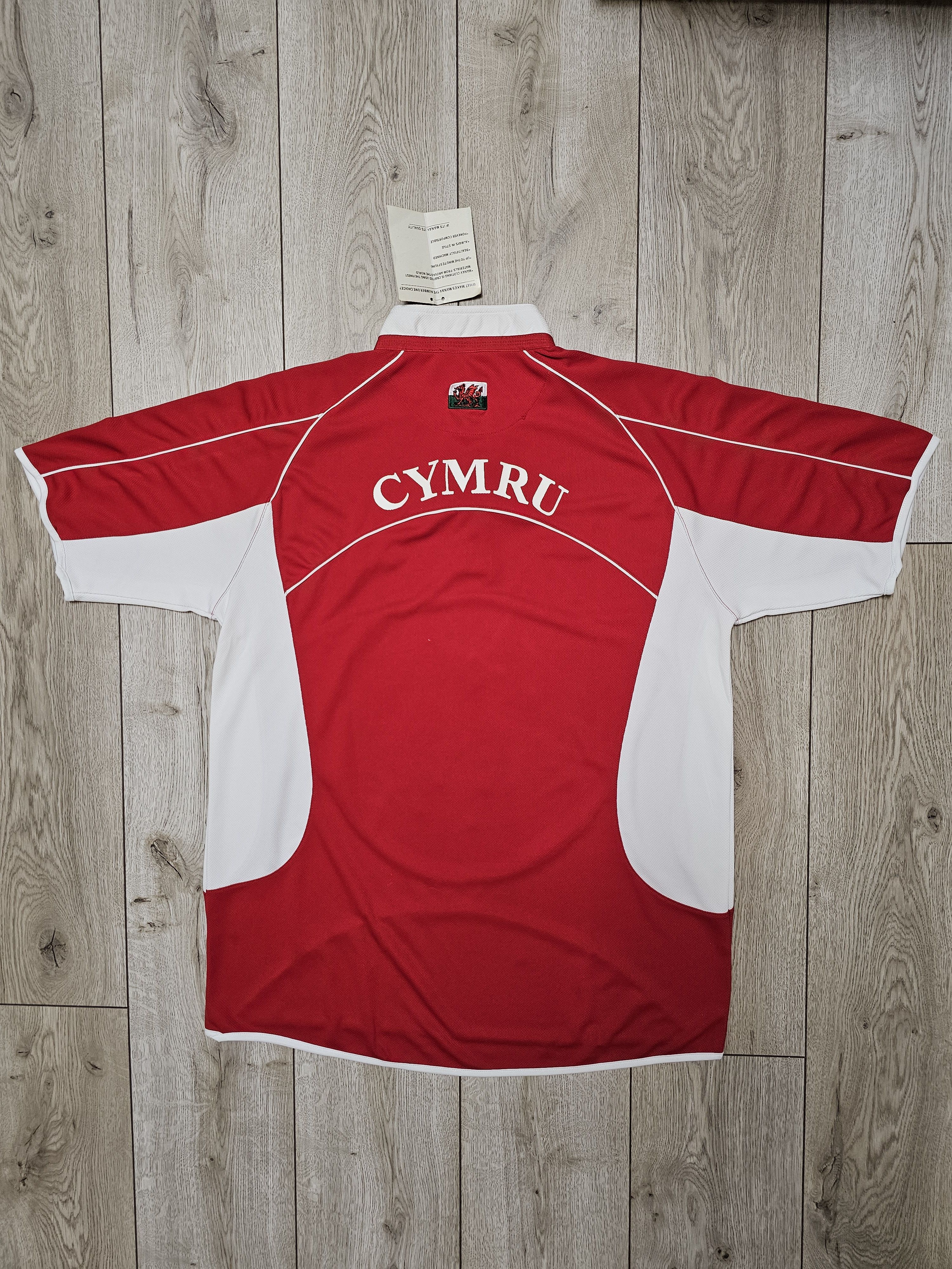 Vintage WALES RUGBY JERSEY VINTAGE NEW WALES RUGBY JERSEY WRU Size US XL / EU 56 / 4 - 2 Thumbnail