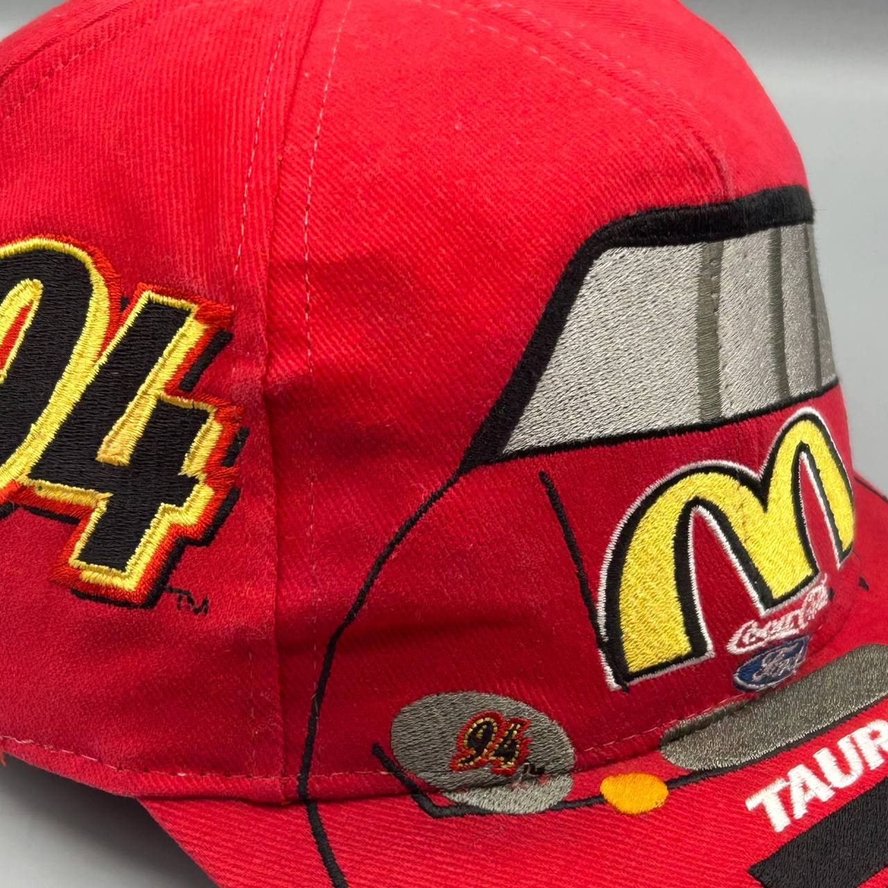 Chase Authentics Vintage Bill Elliott McDonald's Nascar Hat Men Snap Back Cap Size ONE SIZE - 7 Thumbnail