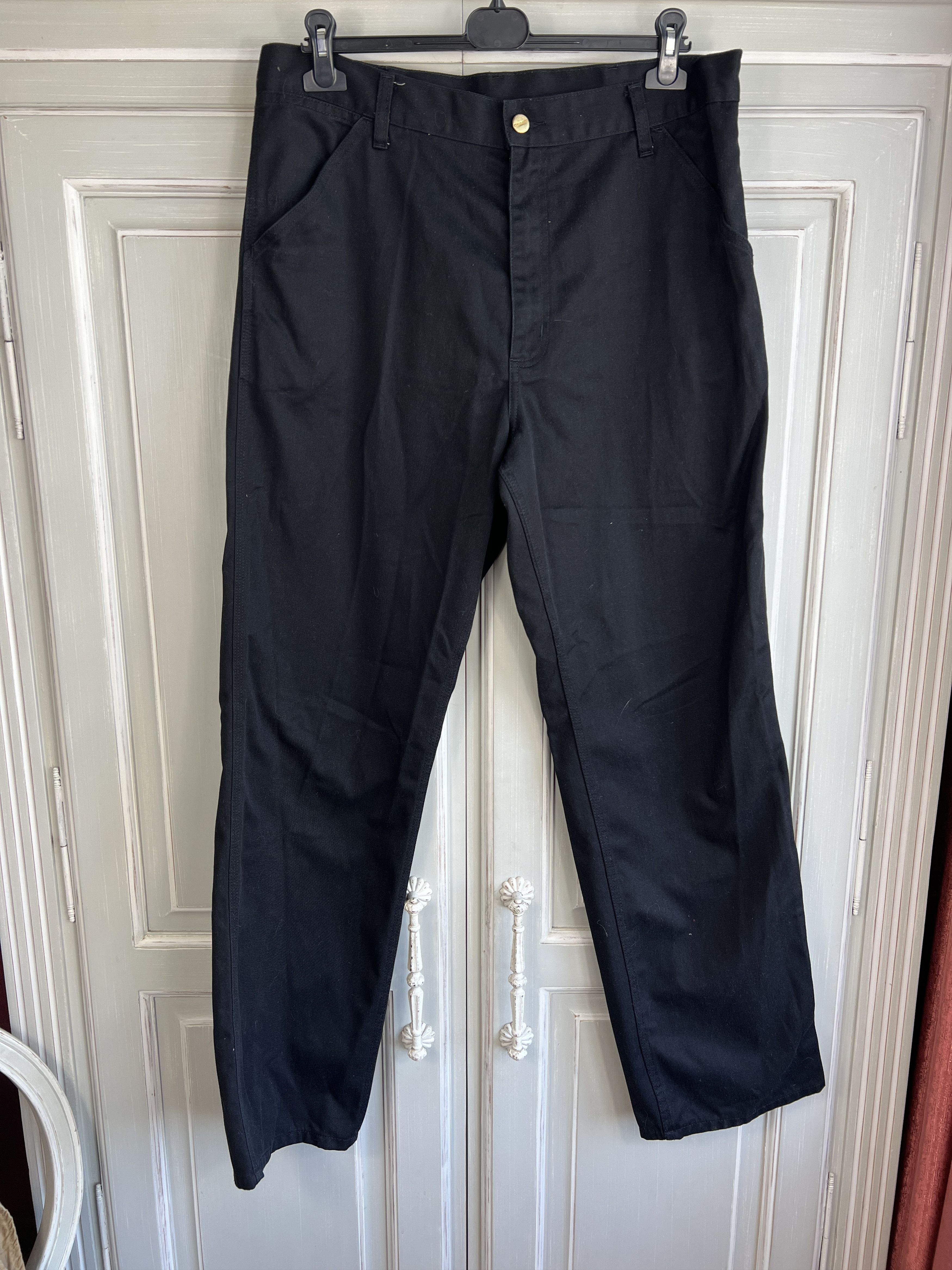 Carhartt VINTAGE CARHARTT SIMPLE PANTS BAGGY STRAIGHT WORKERS SKATE Size US 38 / EU 54 - 1 Thumbnail
