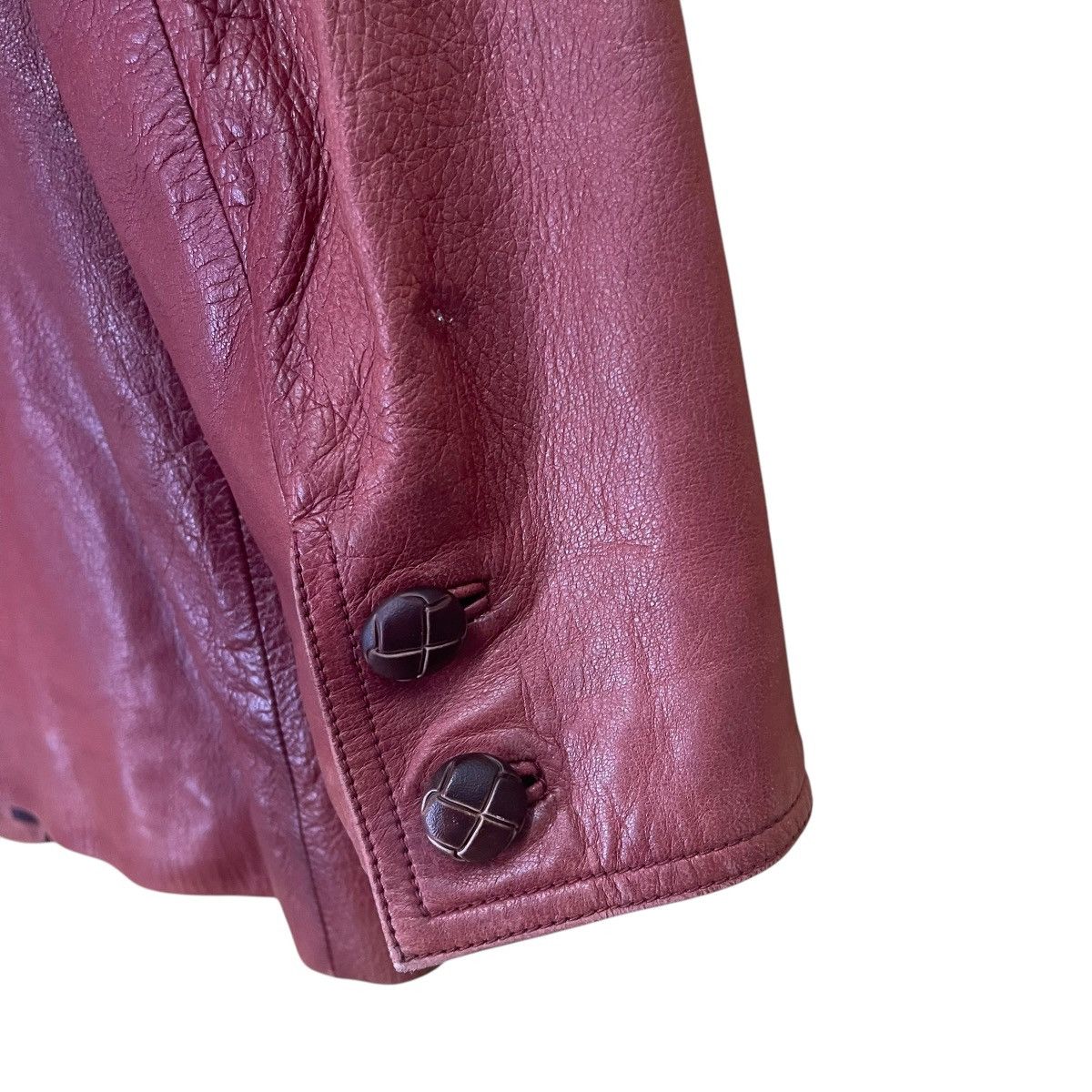 Gucci Vintage 80s Gucci Leather Jacket Made In Italy Size Small Size US S / EU 44-46 / 1 - 15 Thumbnail