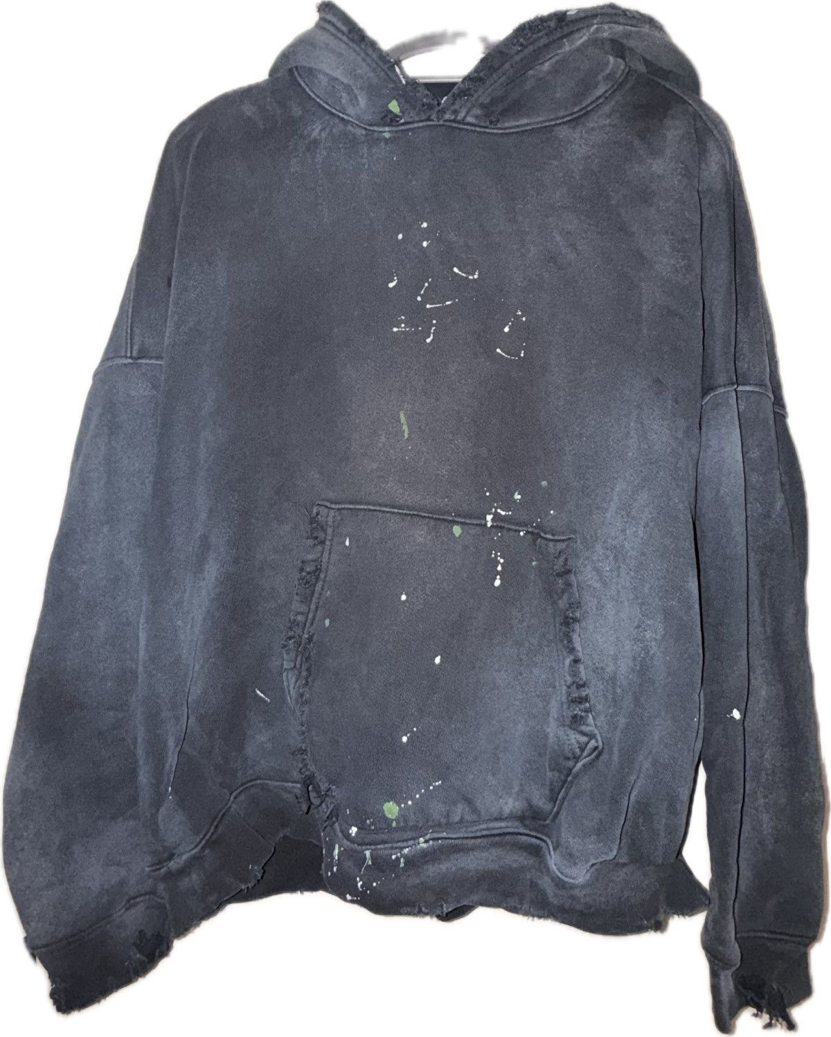 MOOJIMOOJIUS MOOJIMOOJI Ripped Paint HOODIE Size US XL / EU 56 / 4 - 1 Thumbnail