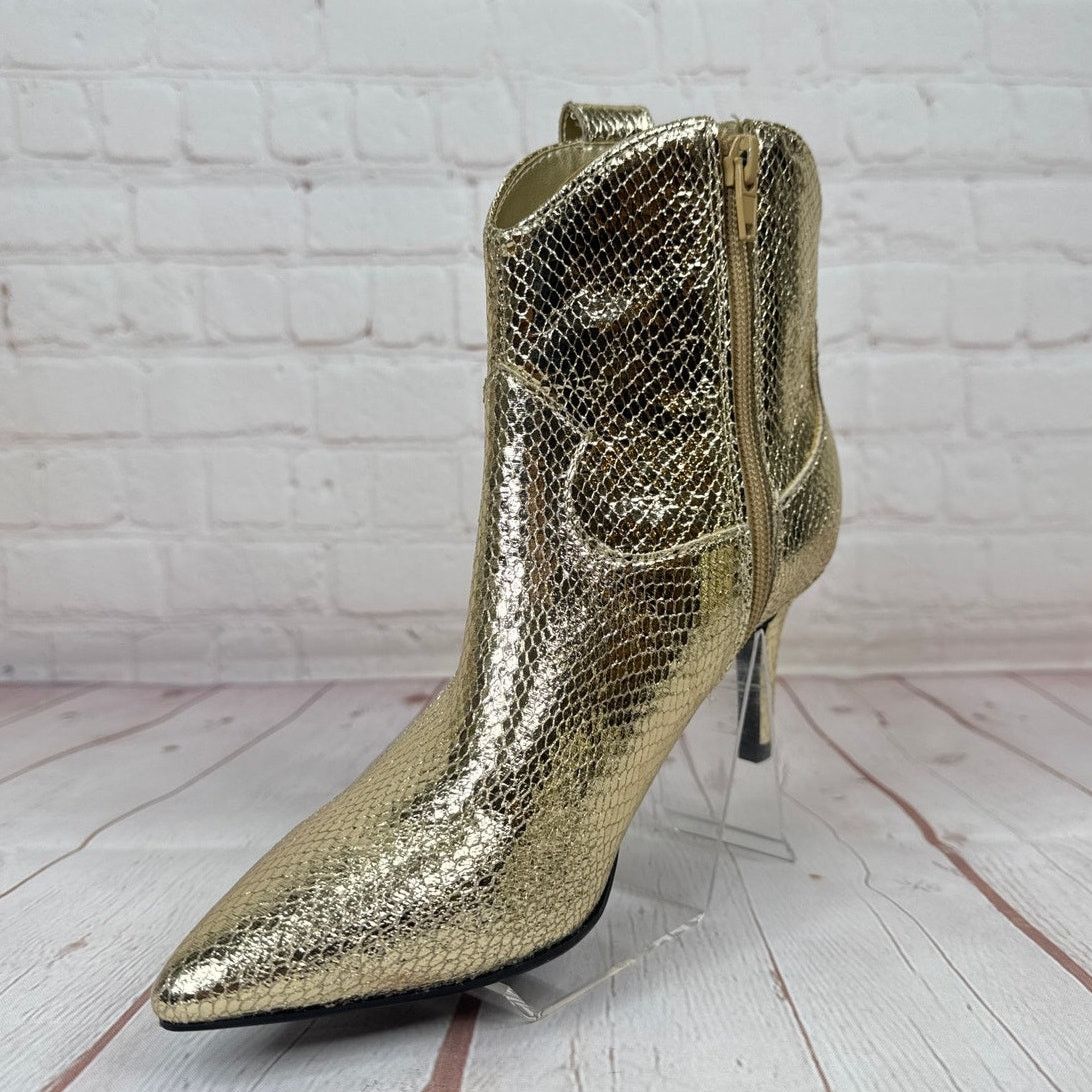 Guess Guess Metallic Gold Ankle Boots Booties Women’s Size 5 1/2 M Size US 5.5 / IT 35.5 - 4 Thumbnail