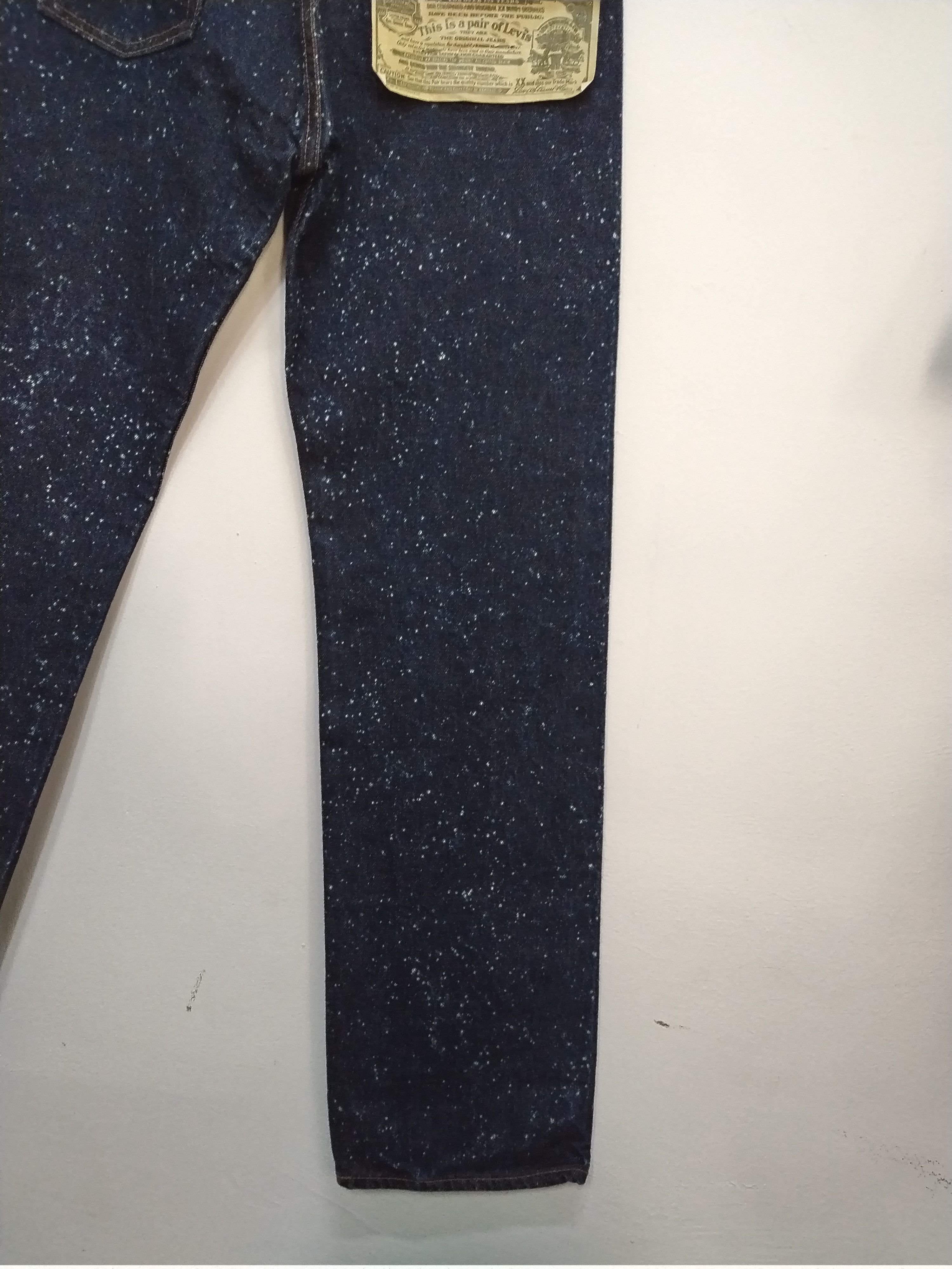 Levi's 🔥AUTHENTIC SNOW WASH NOS VTG LEVIS 501 INDIGO DENIM Size US 32 / EU 48 - 20 Thumbnail