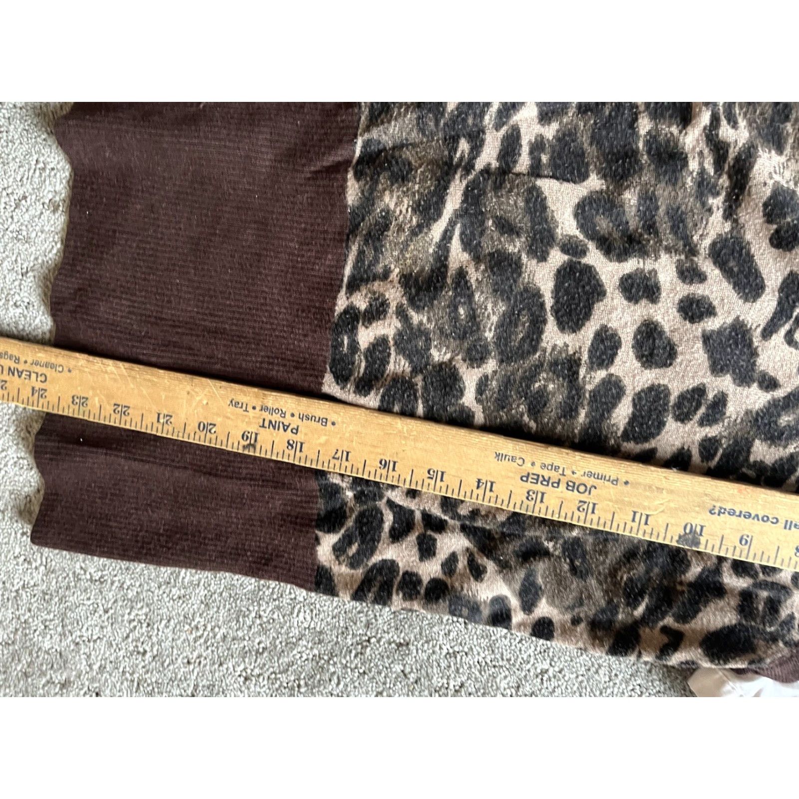 Vintage VINTAGE Apt 9 Blouse Shirt Womens Large Brown White Short Sleeve Animal Print Sheer 2 Shirt Womens Size L / US 10 / IT 46 - 5 Thumbnail