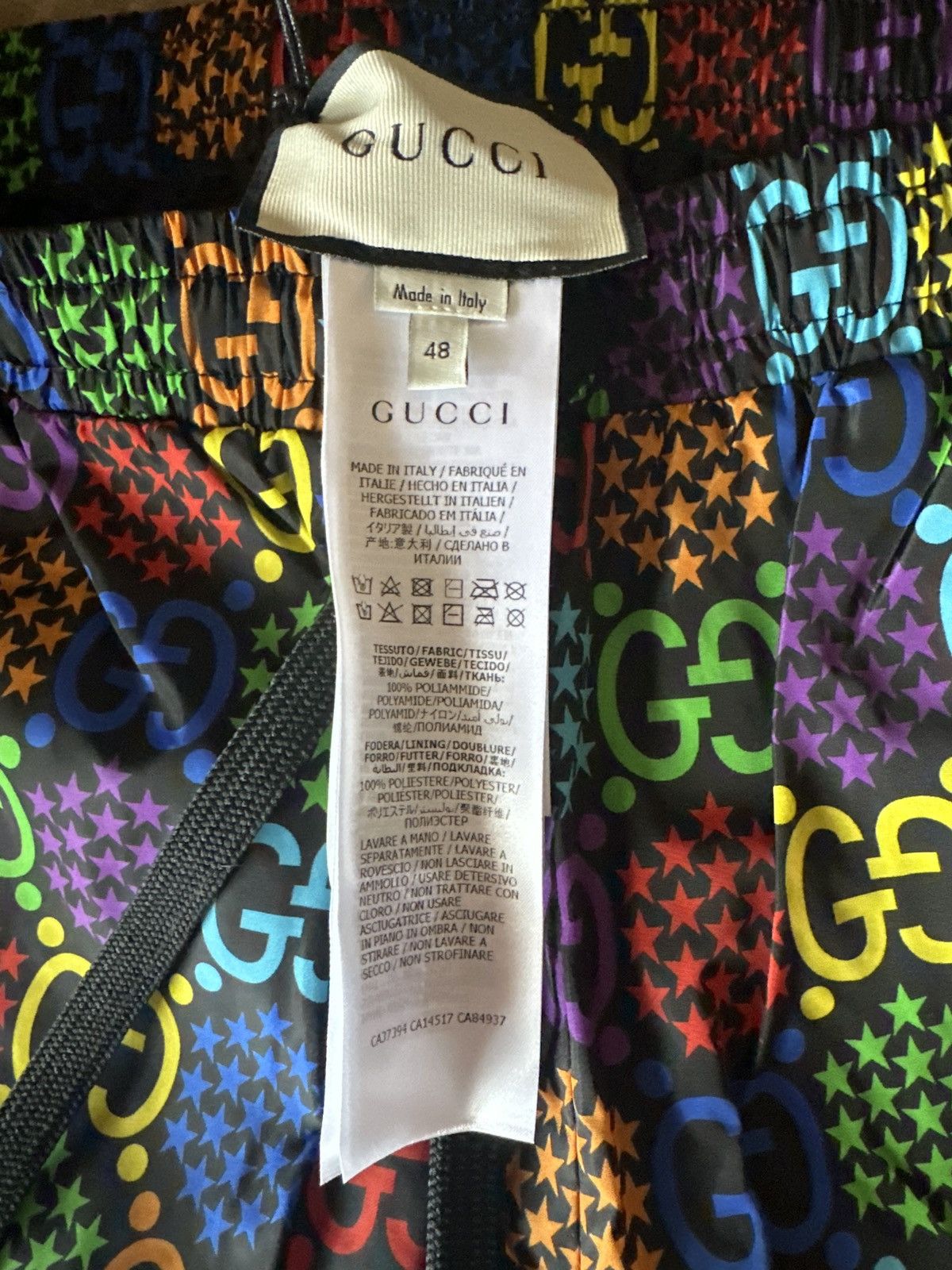 Gucci Gucci GG Psychedelic Men’s Swim Trunks Size US 31 - 4 Thumbnail