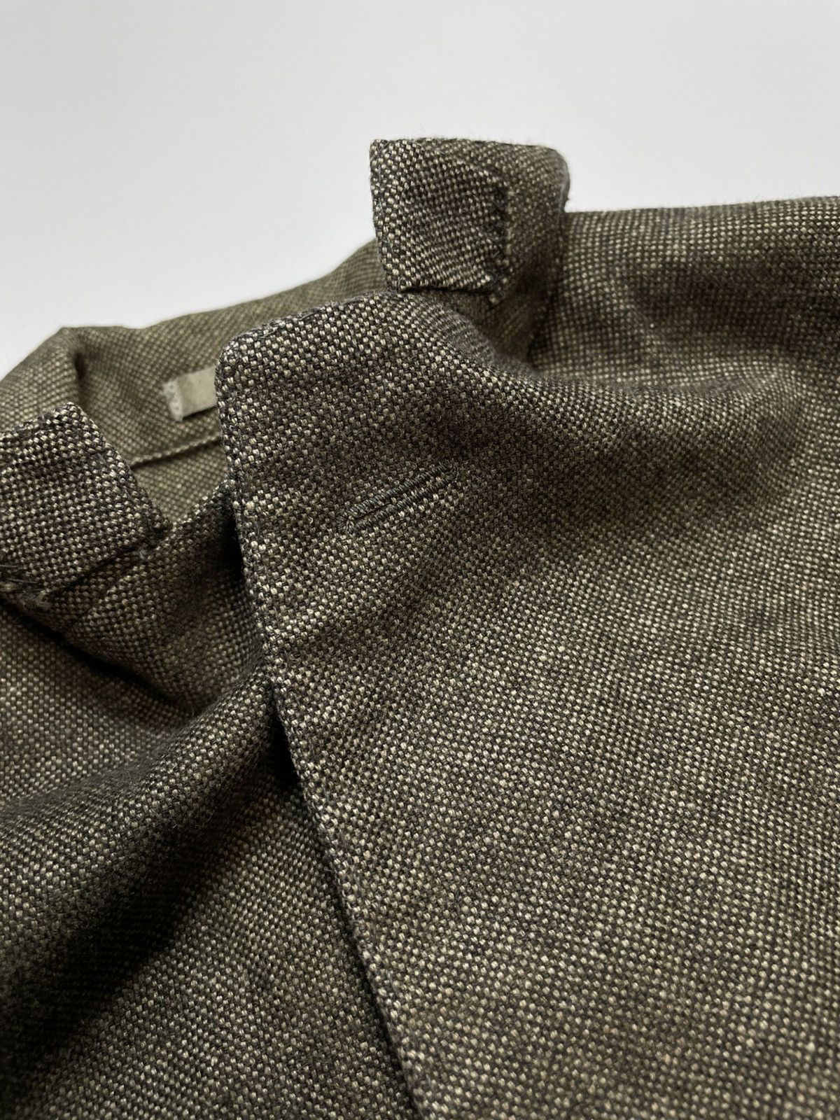 Boglioli Boglioli Herringbone Wool K-Jkt Unstructured Blazer 46 Size 46R - 6 Thumbnail
