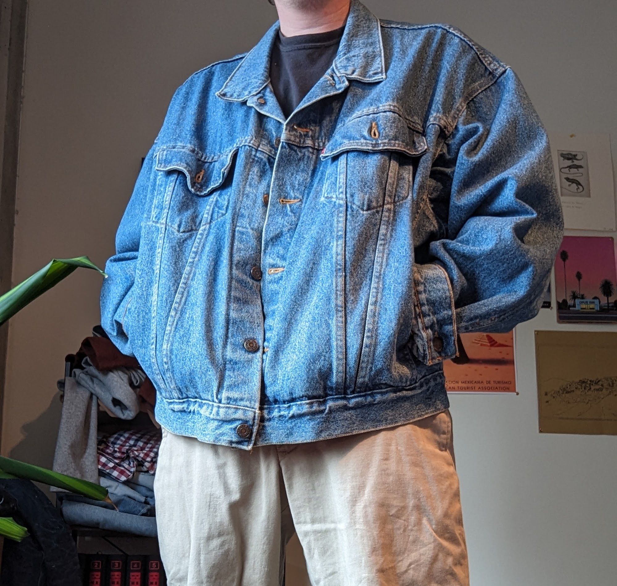Levis Vintage Trucker Jacket XL Made in USA