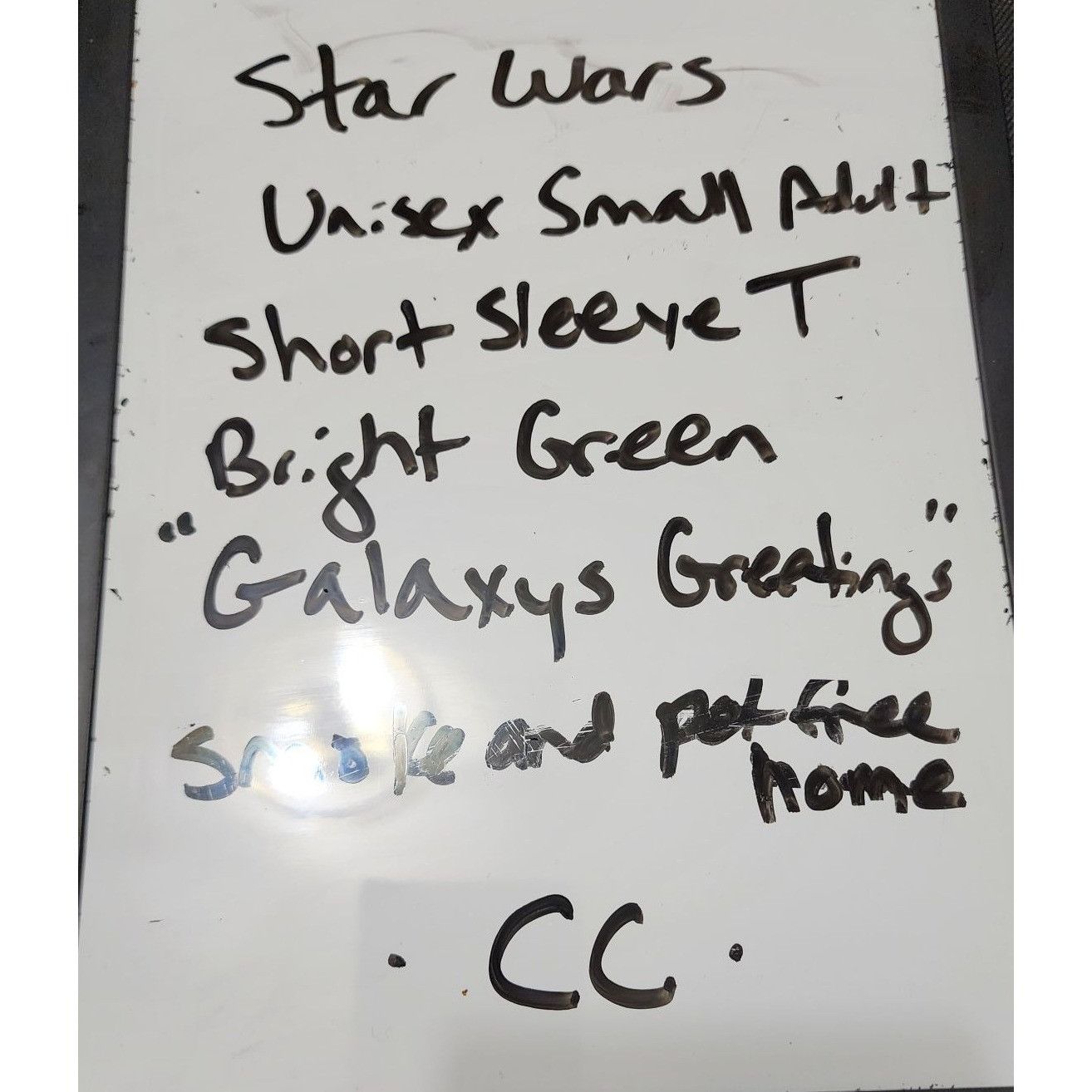 Star Wars Star Wars Galaxys Greetings Baby Yoda Adult Small T-Shirt G Size US S / EU 44-46 / 1 - 10 Thumbnail