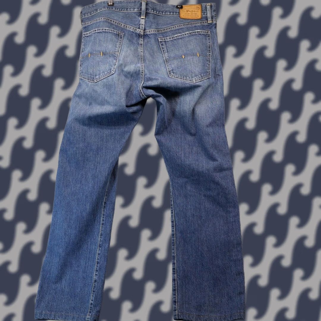 Polo Ralph Lauren Polo Ralph Lauren Jeans Men Relaxed Baggy Fit Straight Blue 38x30 90s Size US M / EU 48-50 / 2 - 1 Thumbnail