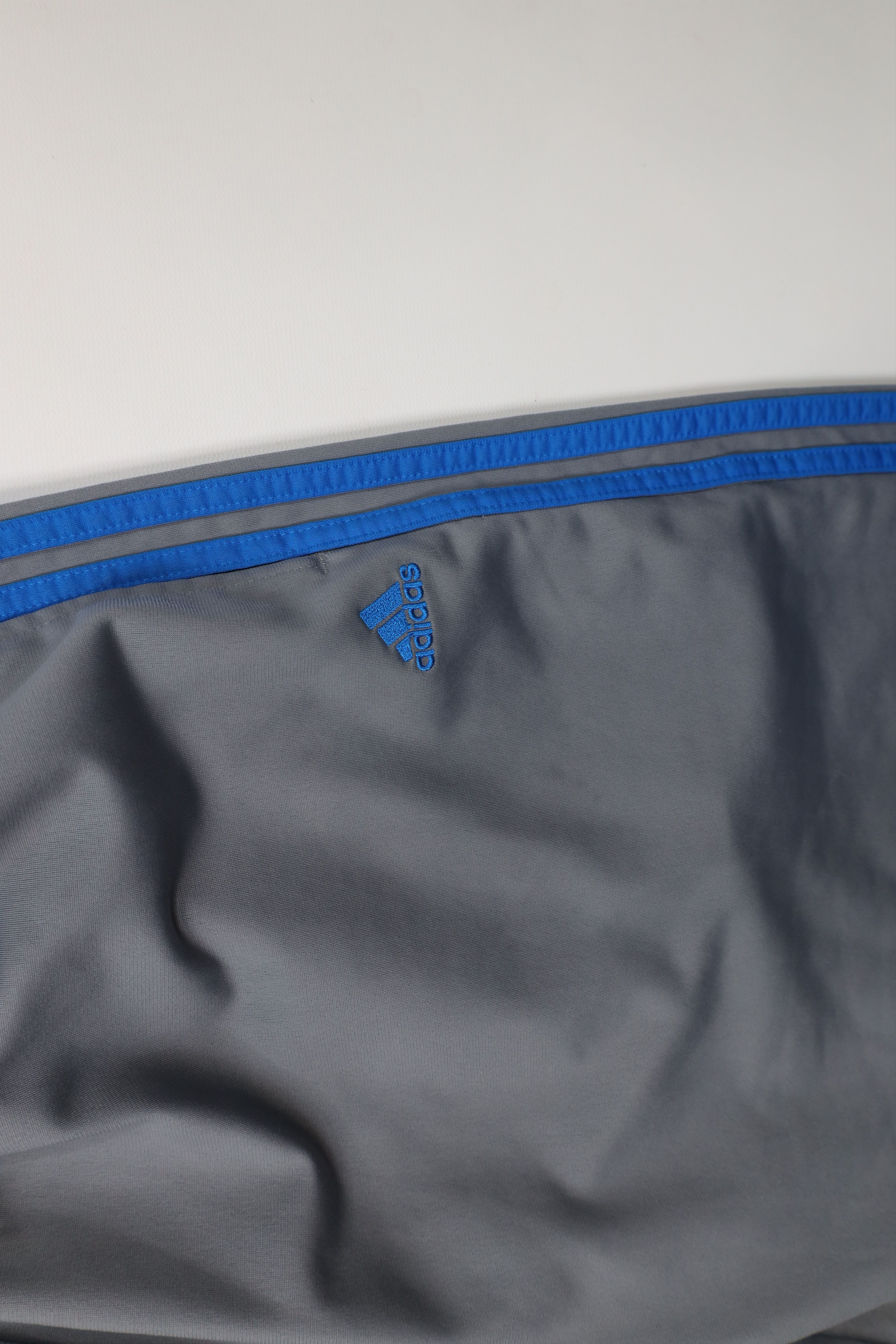 Adidas × Vintage Vintage Y2K Adidas Striped Wide Leg Sweatpants Pants Gray Size US 36 / EU 52 - 7 Thumbnail