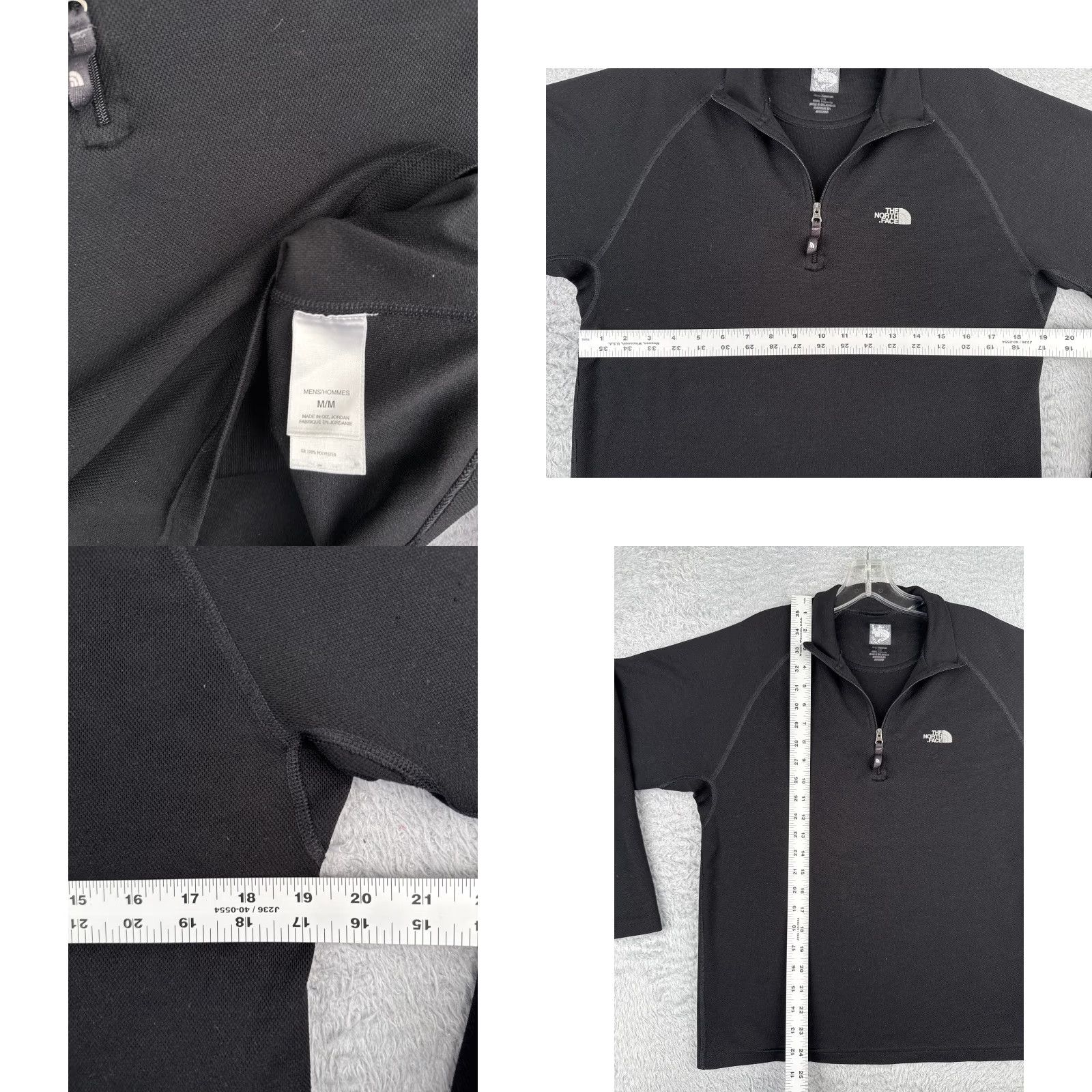 The North Face The North Face Shirt Men Medium Black Long Sleeve 1/4 Zip Mock Neck Poly Vapowic Size US M / EU 48-50 / 2 - 8 Thumbnail