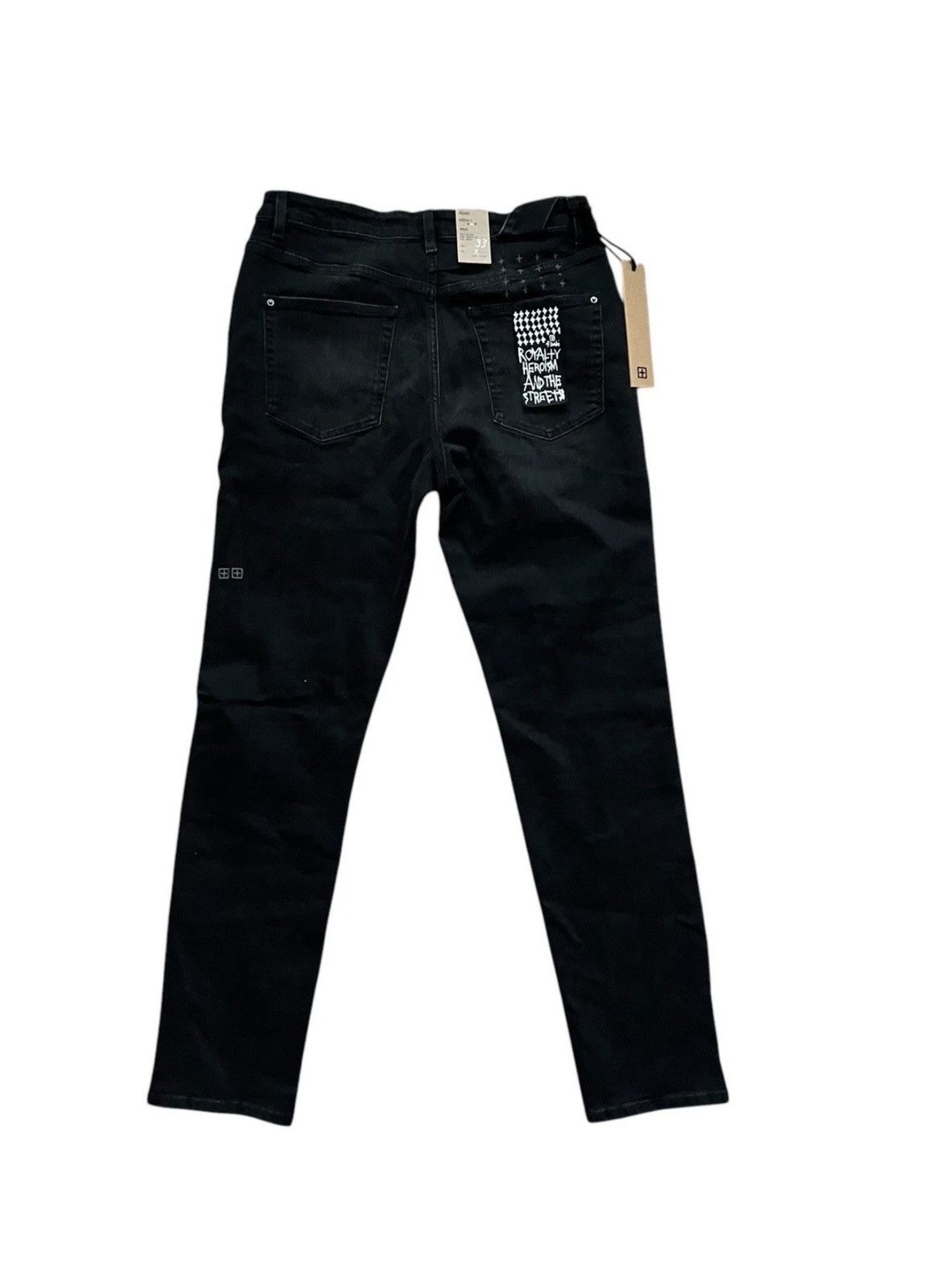 Ksubi Ksubi Jeans Mens Chitch Slim Boneyard Black Size 33/32 Size US 33 - 6 Thumbnail